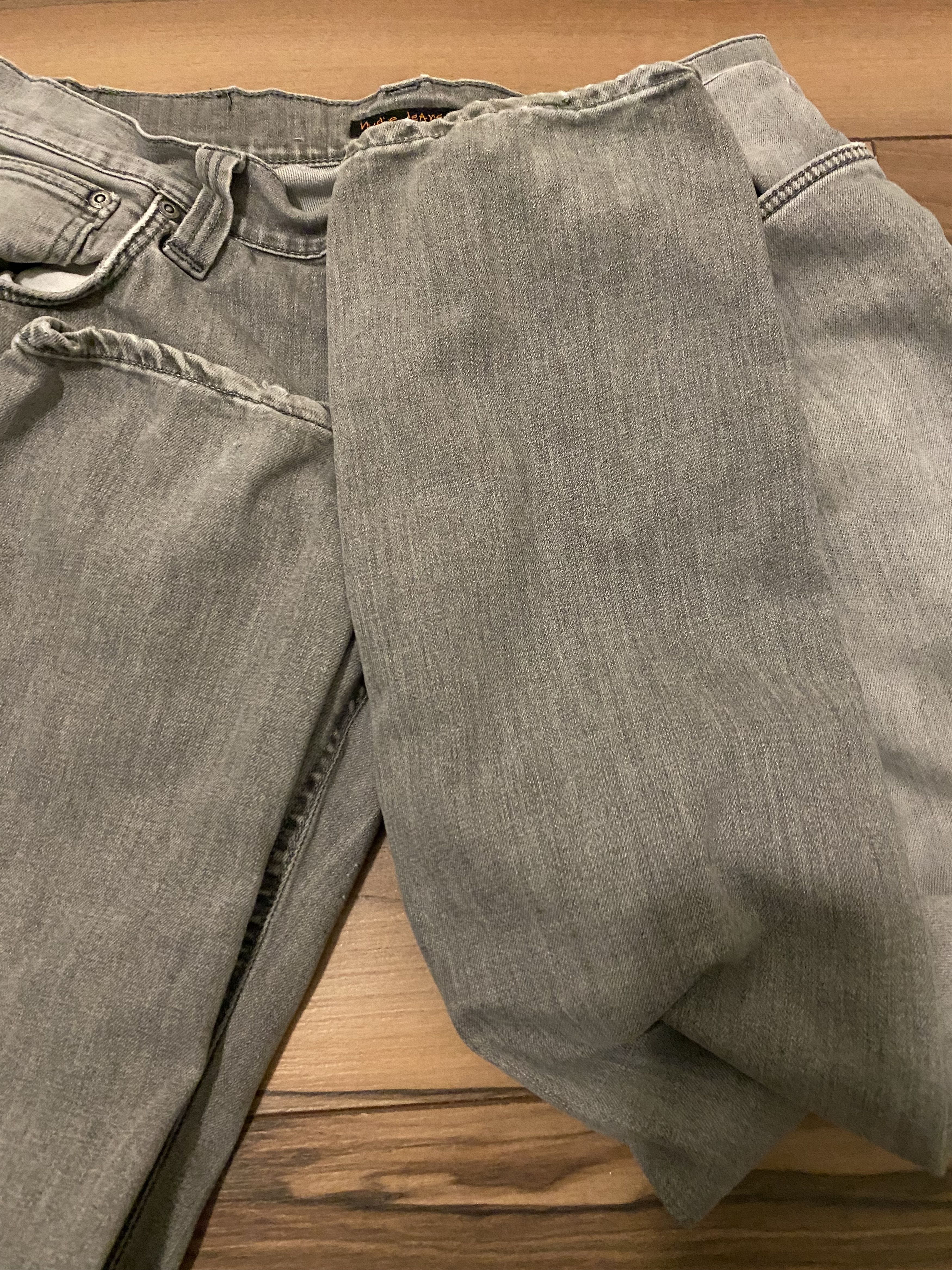 Nudie Jeans Nudie Jeans W32 L30 Grey Thin Finn Jeans Size US 32 / EU 48 - 5 Thumbnail