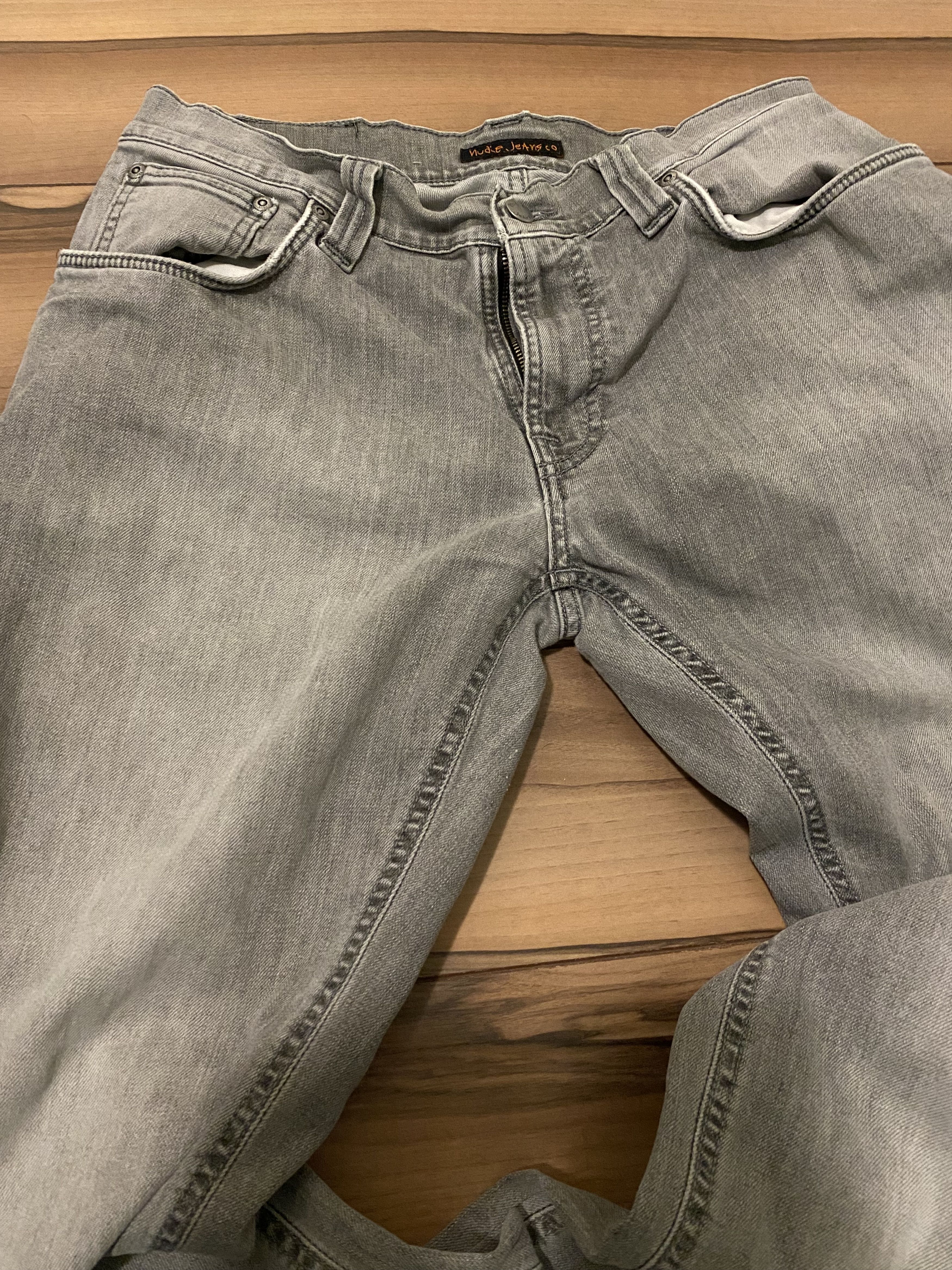Nudie Jeans Nudie Jeans W32 L30 Grey Thin Finn Jeans Size US 32 / EU 48 - 3 Thumbnail