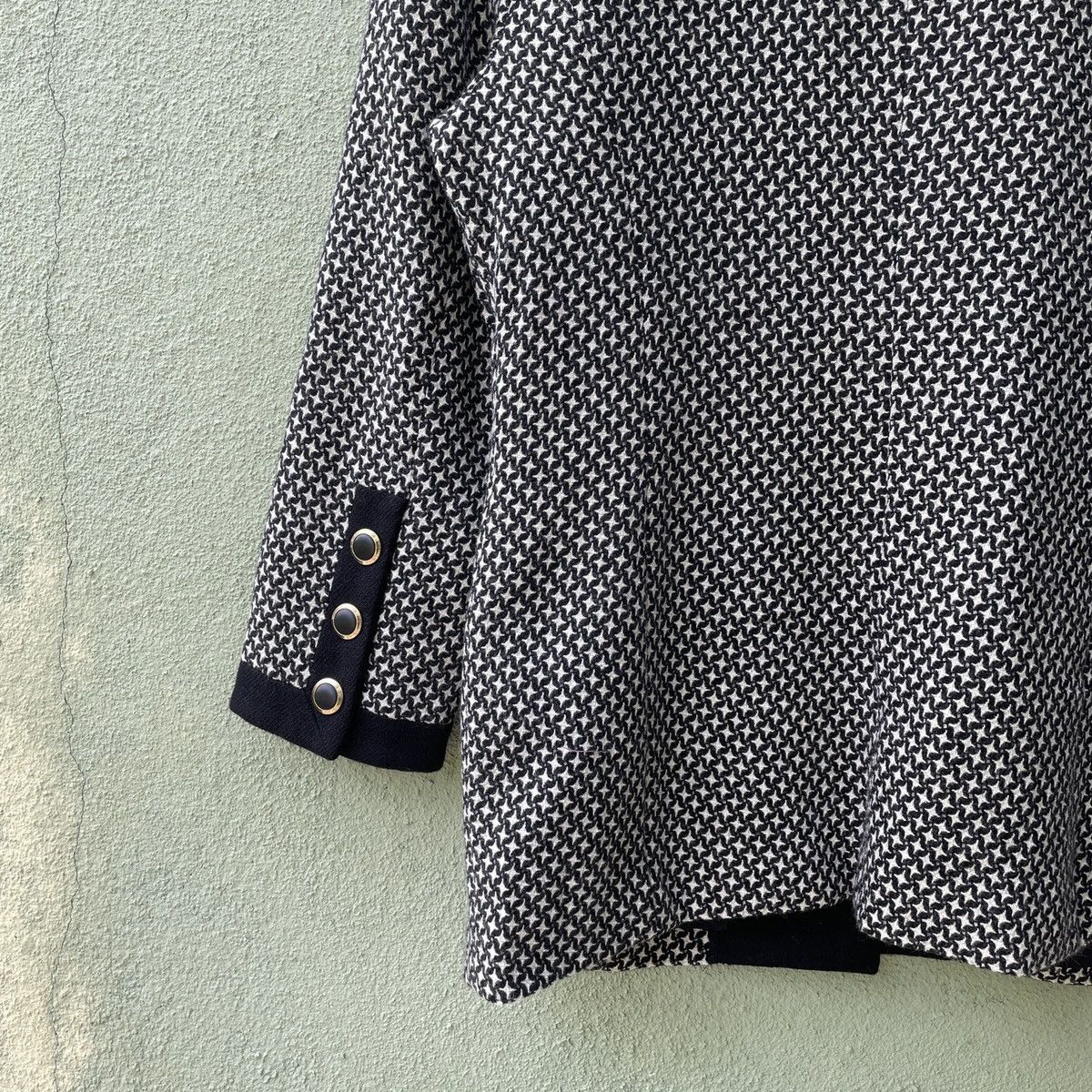 Japanese Brand Vintage Via Roma Full Print Button Ups Wool Jacket Size US M / EU 48-50 / 2 - 8 Thumbnail