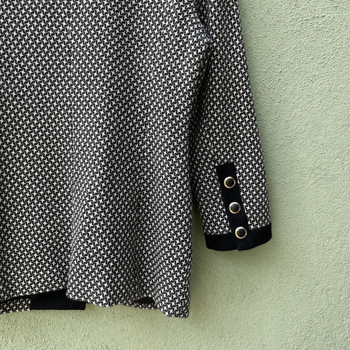 Japanese Brand Vintage Via Roma Full Print Button Ups Wool Jacket Size US M / EU 48-50 / 2 - 9 Thumbnail