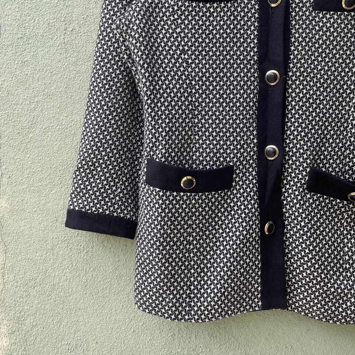 Japanese Brand Vintage Via Roma Full Print Button Ups Wool Jacket Size US M / EU 48-50 / 2 - 4 Thumbnail