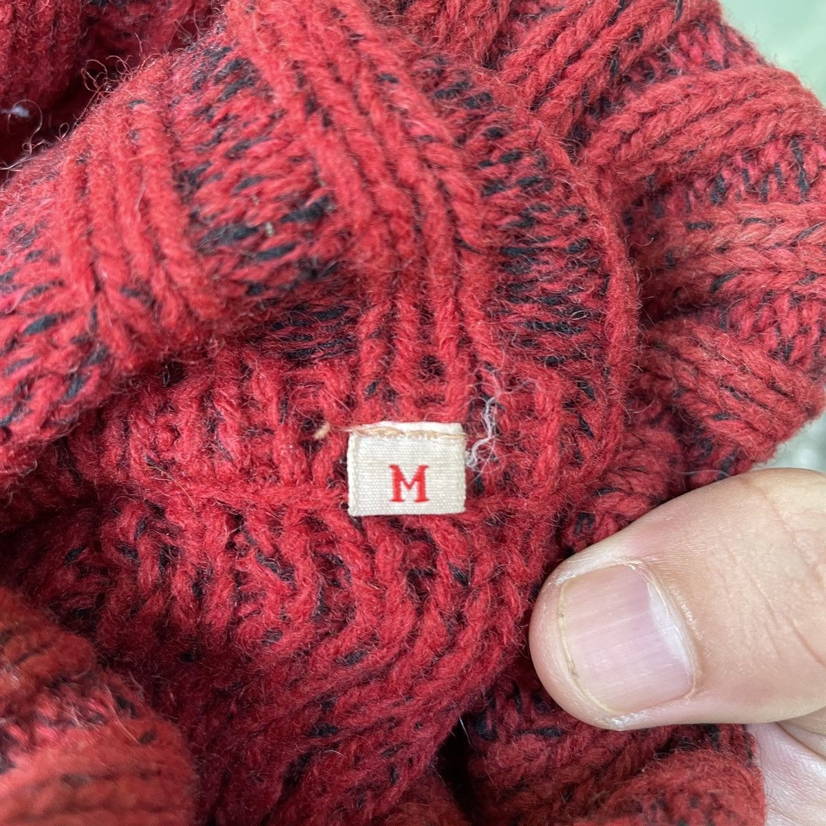 Japanese Brand Vintage Japanese Knit Rare Design Turtle Neck Knitwear Size US M / EU 48-50 / 2 - 6 Thumbnail