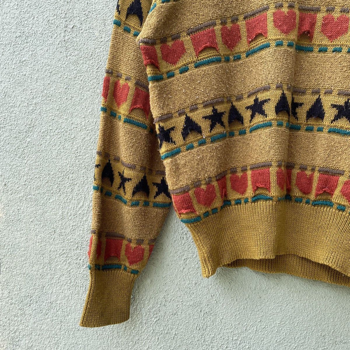 Japanese Brand Vintage Japanese Rare Design Knitwear Sweater Jumper Size US M / EU 48-50 / 2 - 3 Thumbnail