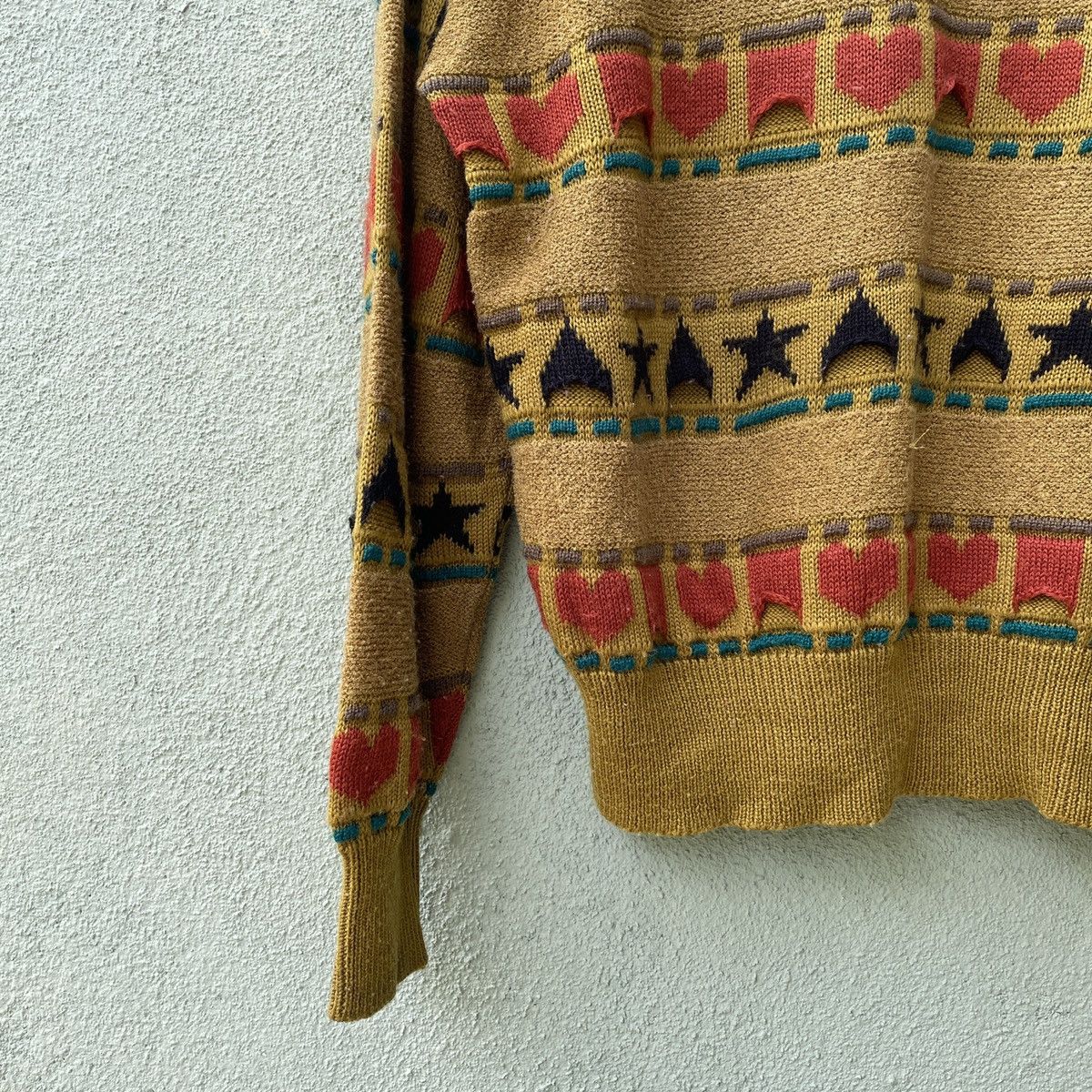 Japanese Brand Vintage Japanese Rare Design Knitwear Sweater Jumper Size US M / EU 48-50 / 2 - 7 Thumbnail