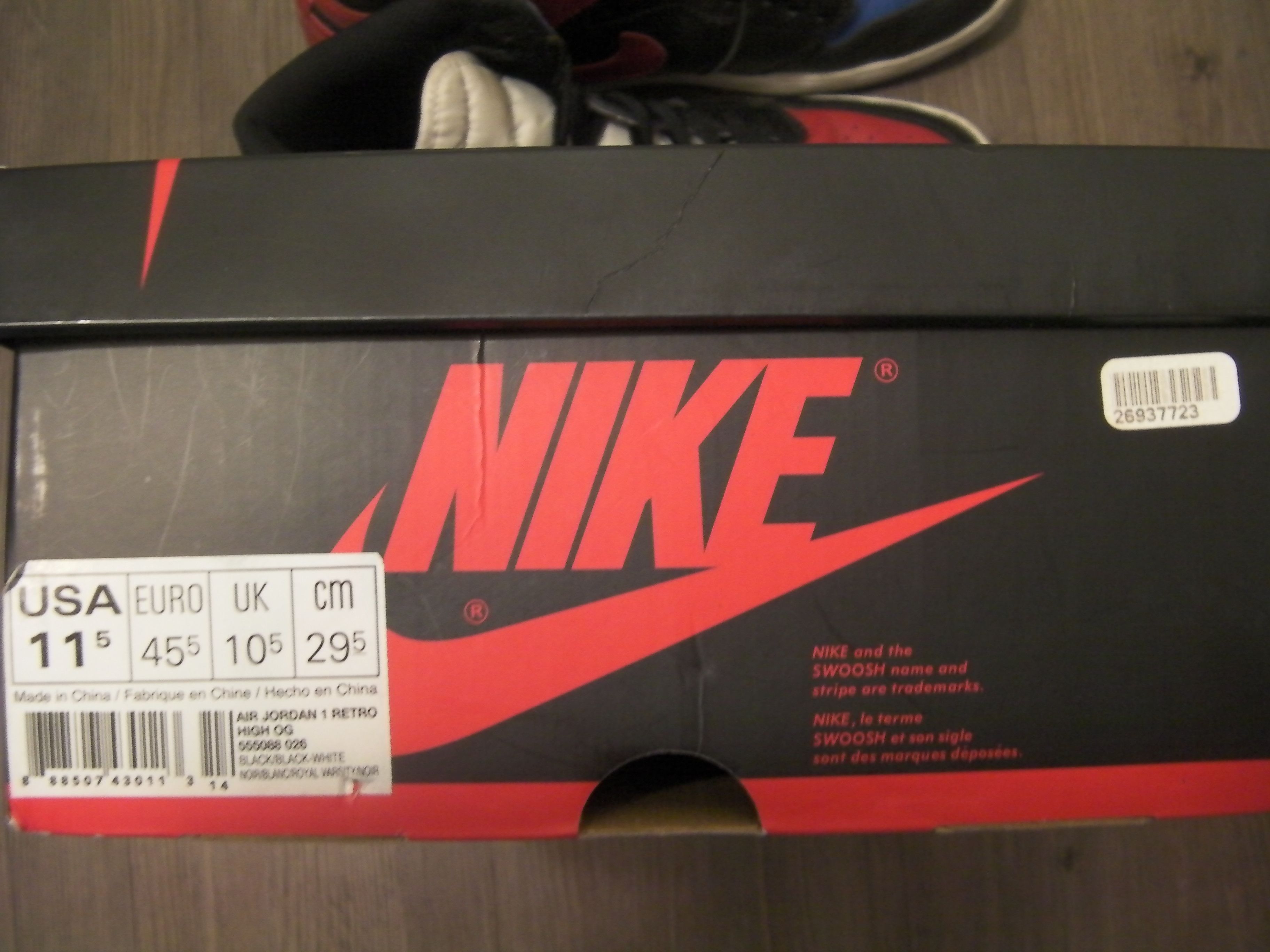 Jordan Brand Air Jordan 1 Top 3 Size US 11.5 / EU 44-45 - 6 Thumbnail