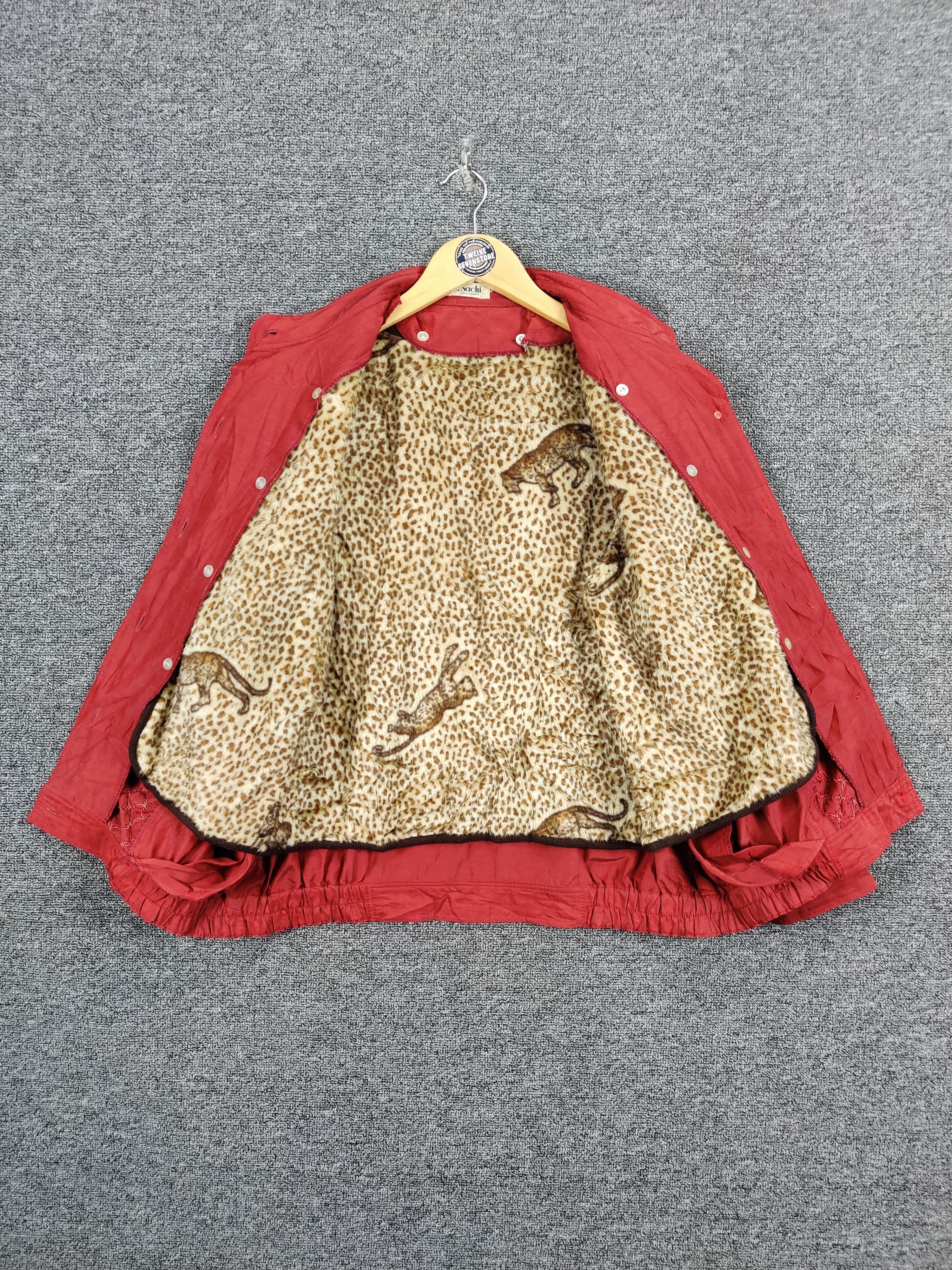 Japanese Brand Vintage H-Sachi Leopard Jacket Size L / US 10 / IT 46 - 5 Thumbnail