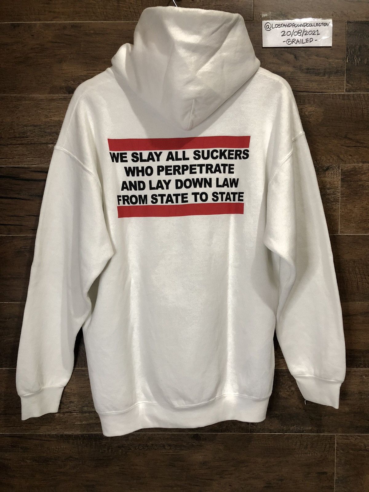 Band Tees × RUN DMC × Rap Tees Vintage 90s Run DMC Raising Hell Lee Heavyweight Hoodies Size US L / EU 52-54 / 3 - 3 Thumbnail