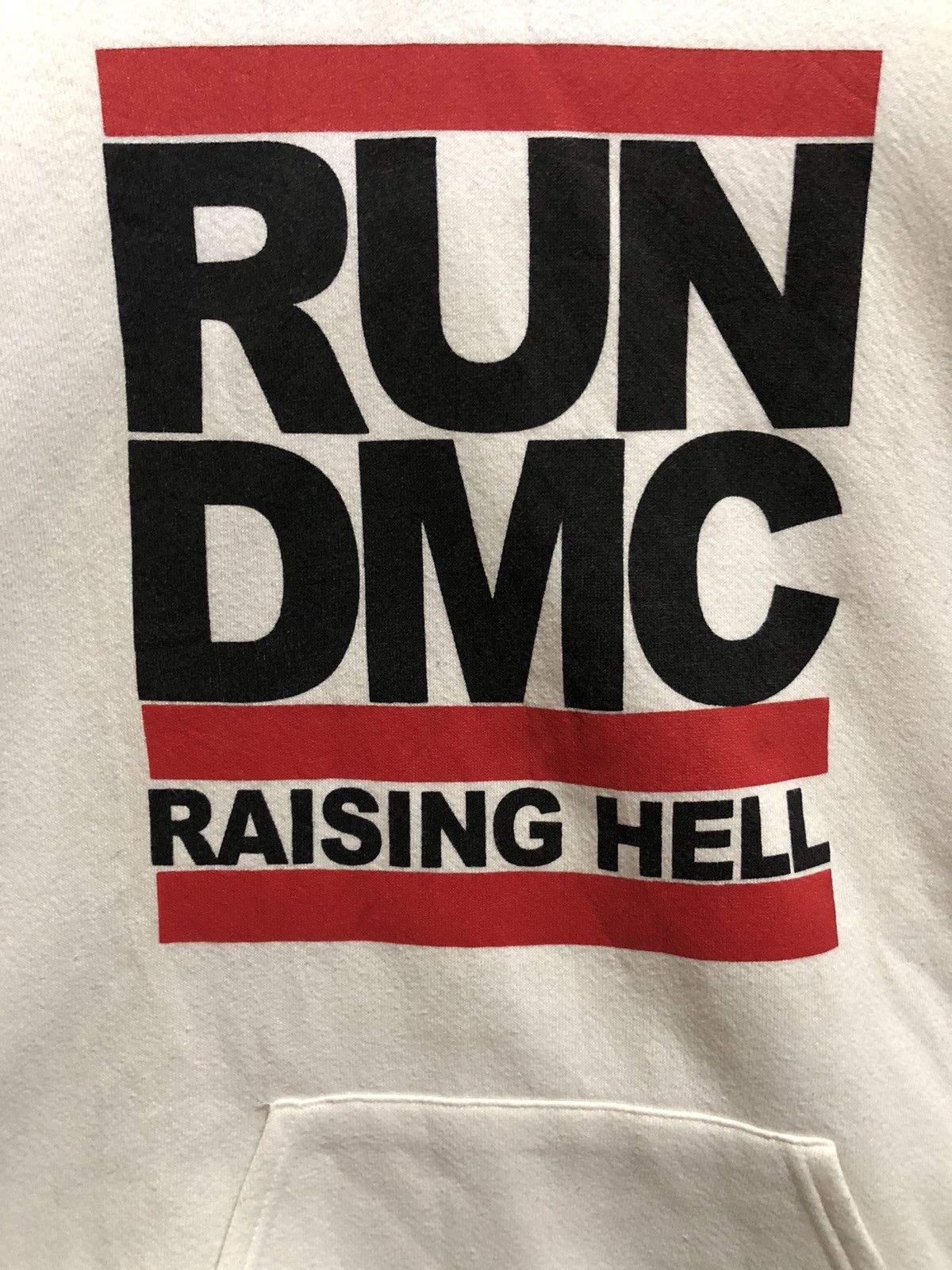 Band Tees × RUN DMC × Rap Tees Vintage 90s Run DMC Raising Hell Lee Heavyweight Hoodies Size US L / EU 52-54 / 3 - 7 Thumbnail