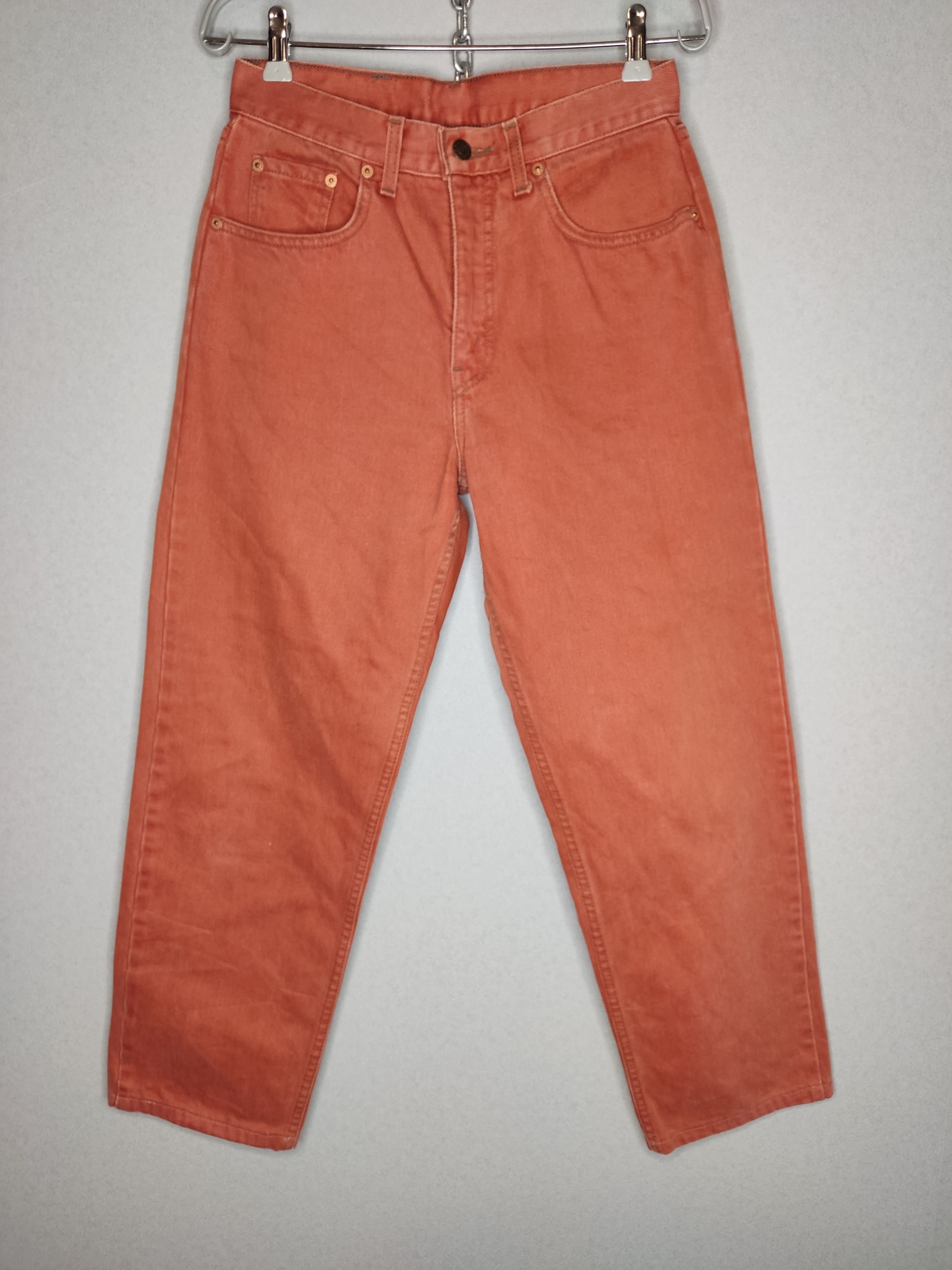 Pre-owned Levis Vintage Clothing X Vintage 1990s 29/32 Vintage Levis 616 Boyfriend Peach Denim Pants In Coral