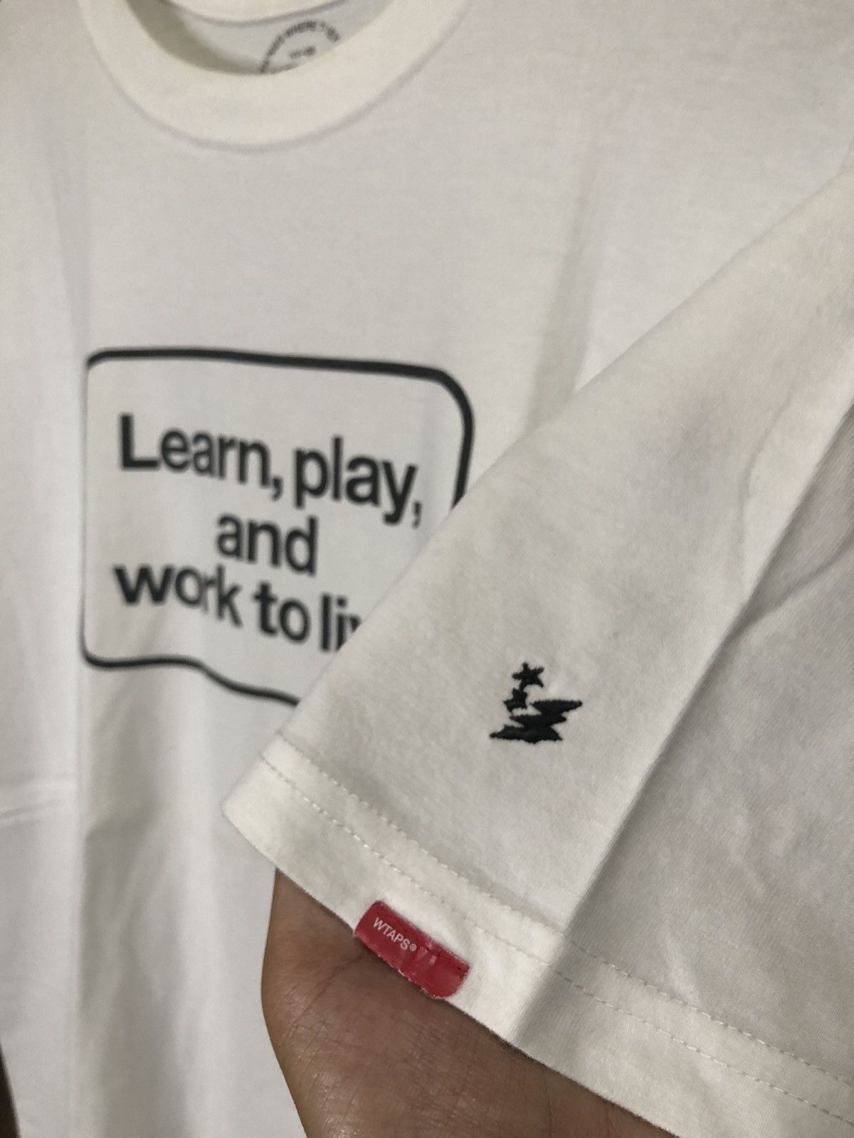 Wtaps WTAPS Learn Play and Work To Live Tee Size US L / EU 52-54 / 3 - 6 Thumbnail