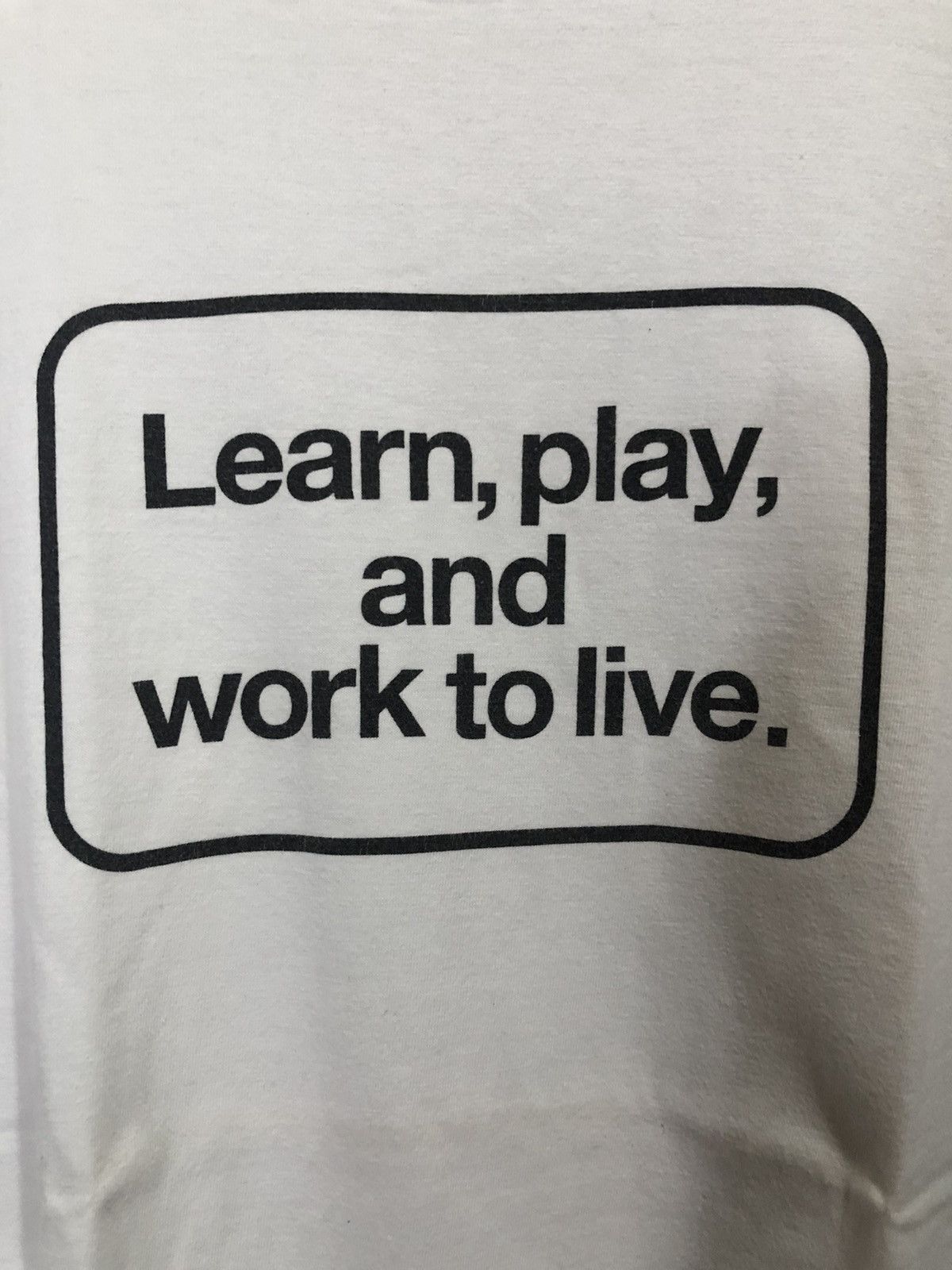 Wtaps WTAPS Learn Play and Work To Live Tee Size US L / EU 52-54 / 3 - 4 Thumbnail