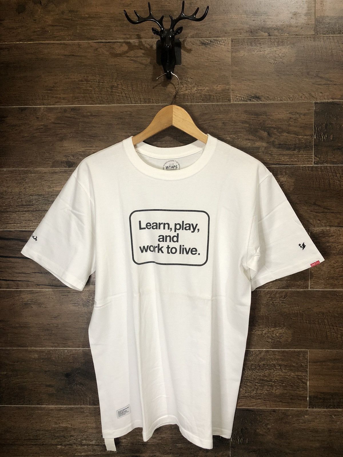Wtaps WTAPS Learn Play and Work To Live Tee Size US L / EU 52-54 / 3 - 1 Thumbnail