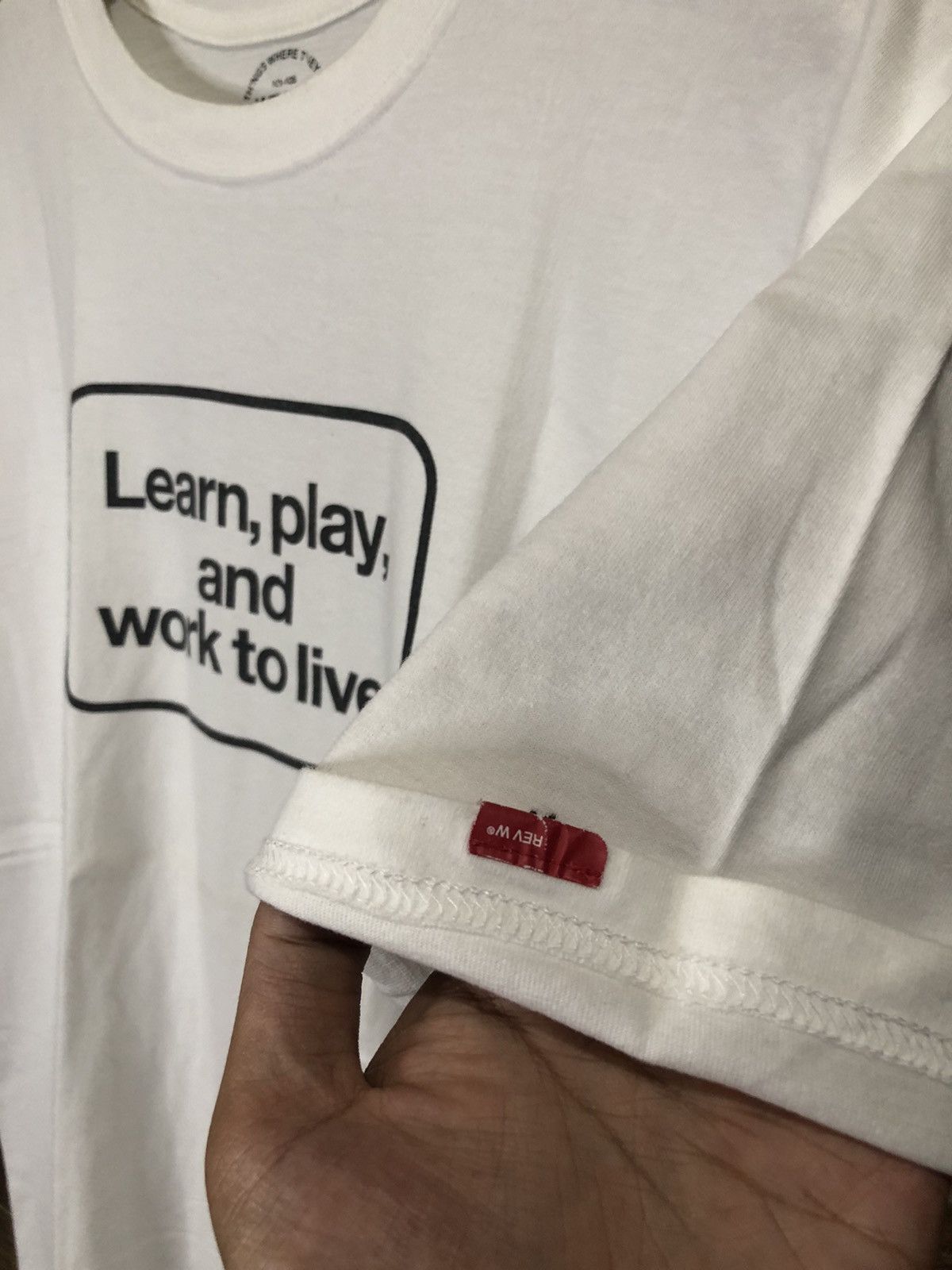 Wtaps WTAPS Learn Play and Work To Live Tee Size US L / EU 52-54 / 3 - 7 Thumbnail