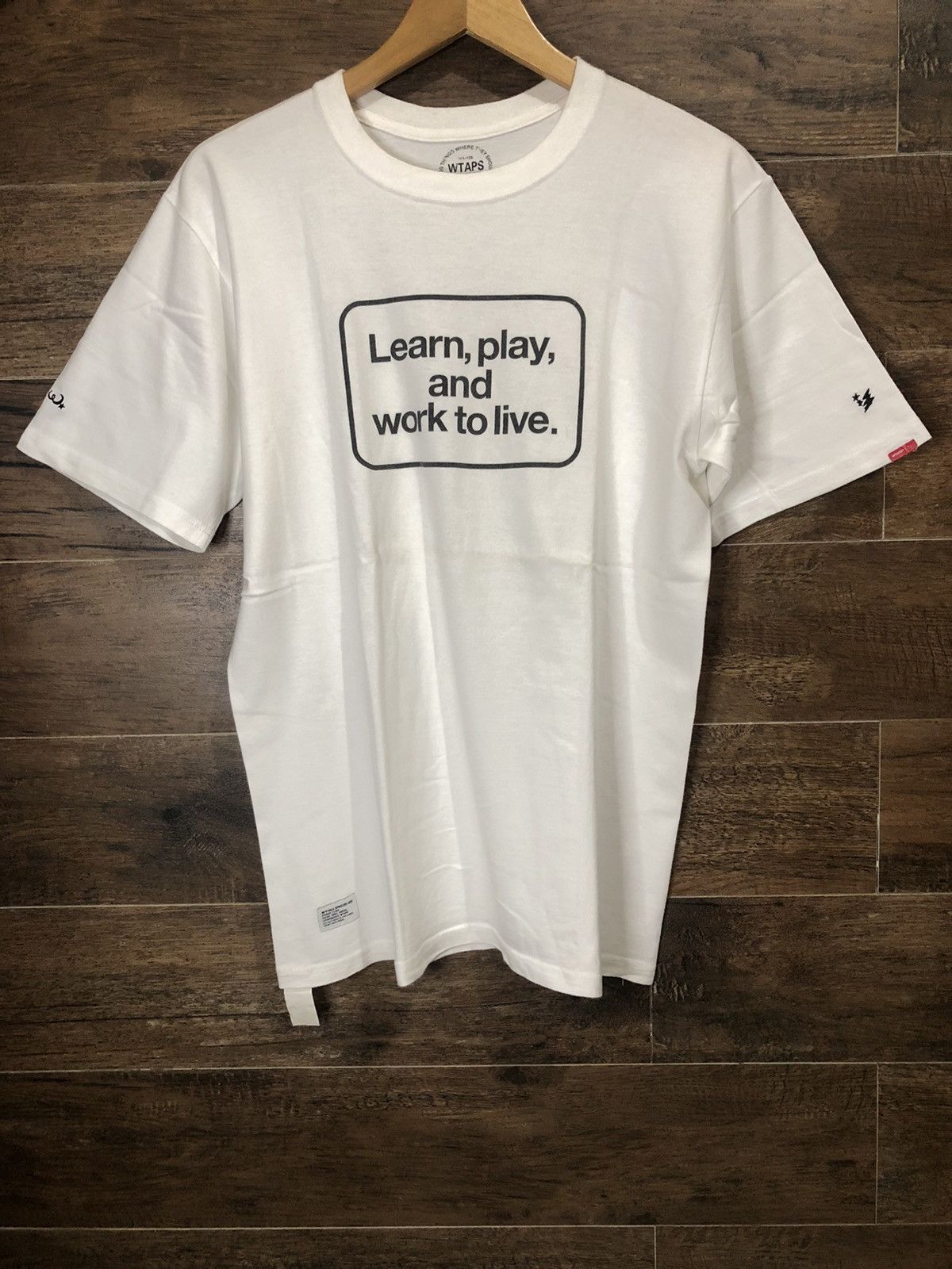 Wtaps WTAPS Learn Play and Work To Live Tee Size US L / EU 52-54 / 3 - 2 Thumbnail