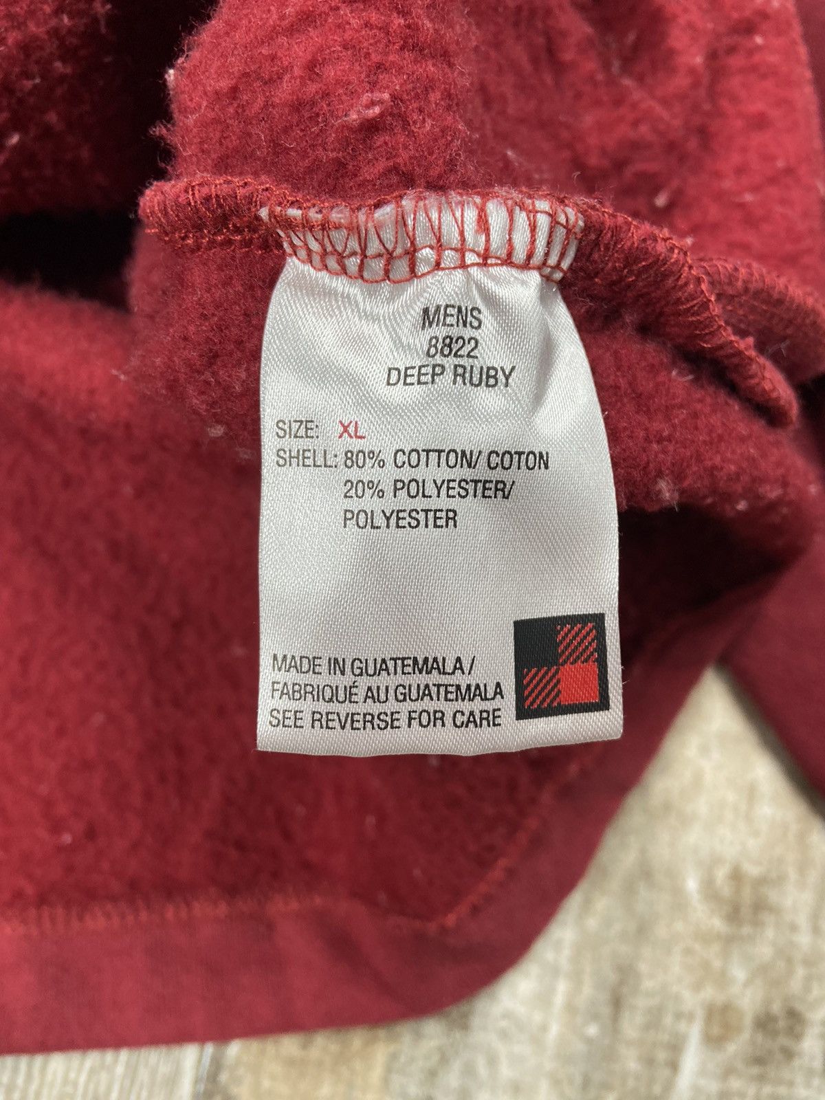 Vintage Cool Vintage Y2K Red Woolrich Zip Sweatshirt XL Lined Crazy Size US XL / EU 56 / 4 - 5 Thumbnail