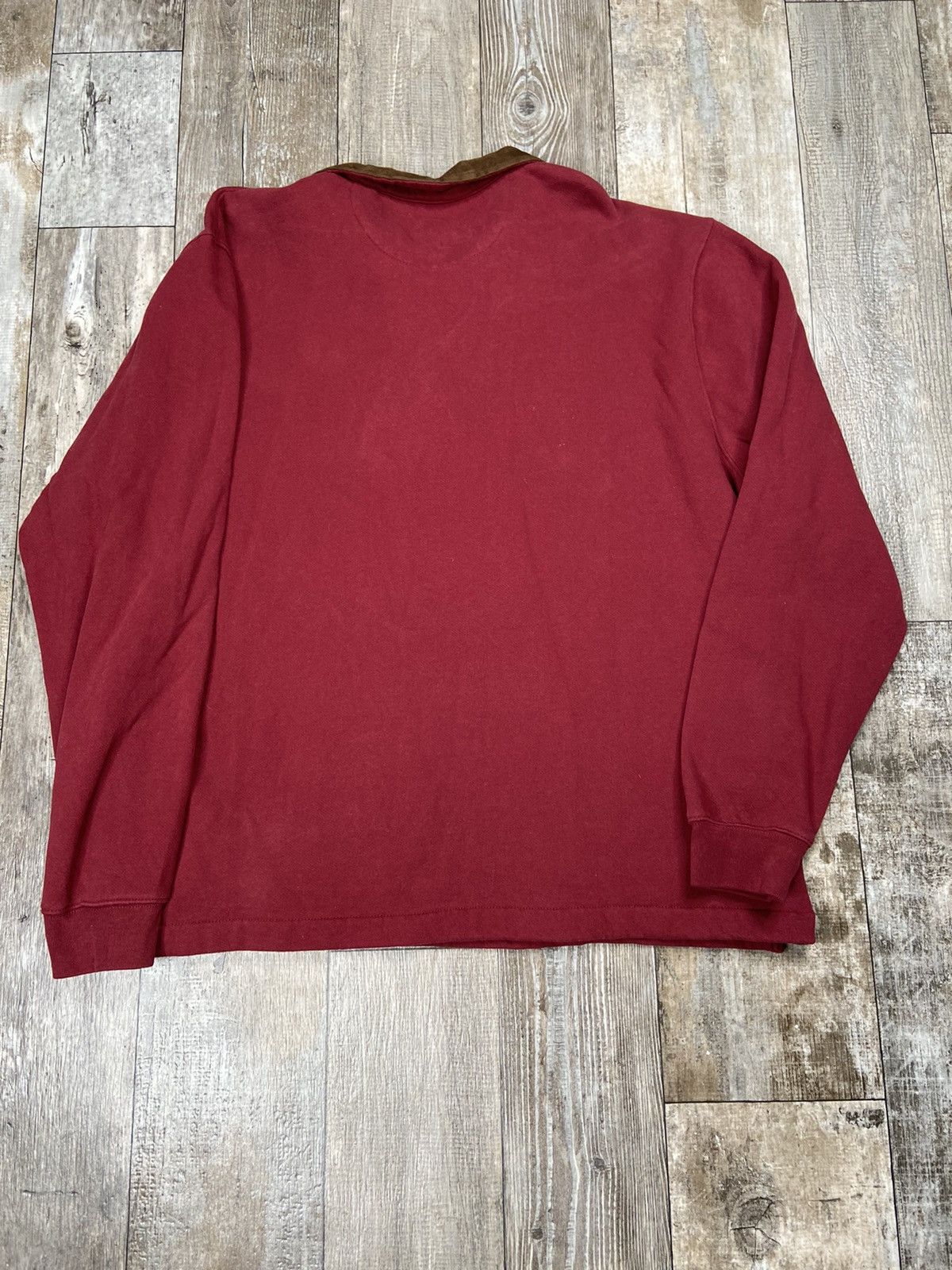 Vintage Cool Vintage Y2K Red Woolrich Zip Sweatshirt XL Lined Crazy Size US XL / EU 56 / 4 - 8 Thumbnail