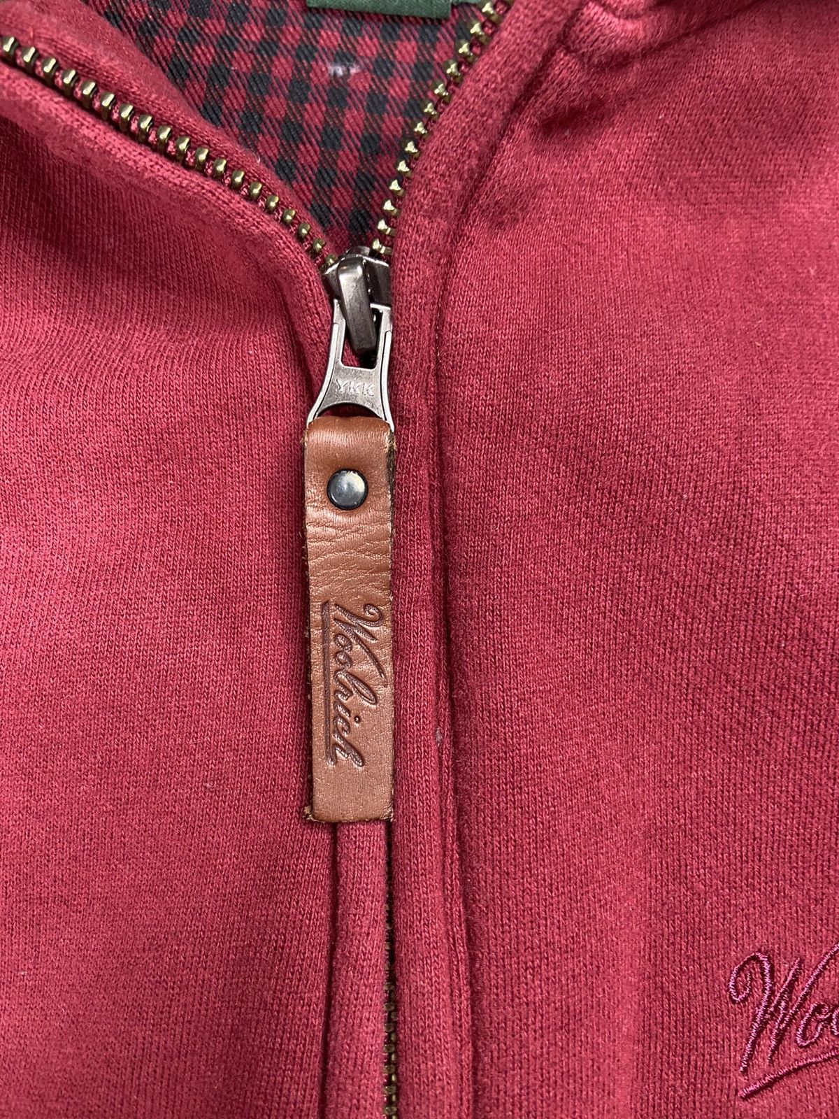 Vintage Cool Vintage Y2K Red Woolrich Zip Sweatshirt XL Lined Crazy Size US XL / EU 56 / 4 - 3 Thumbnail