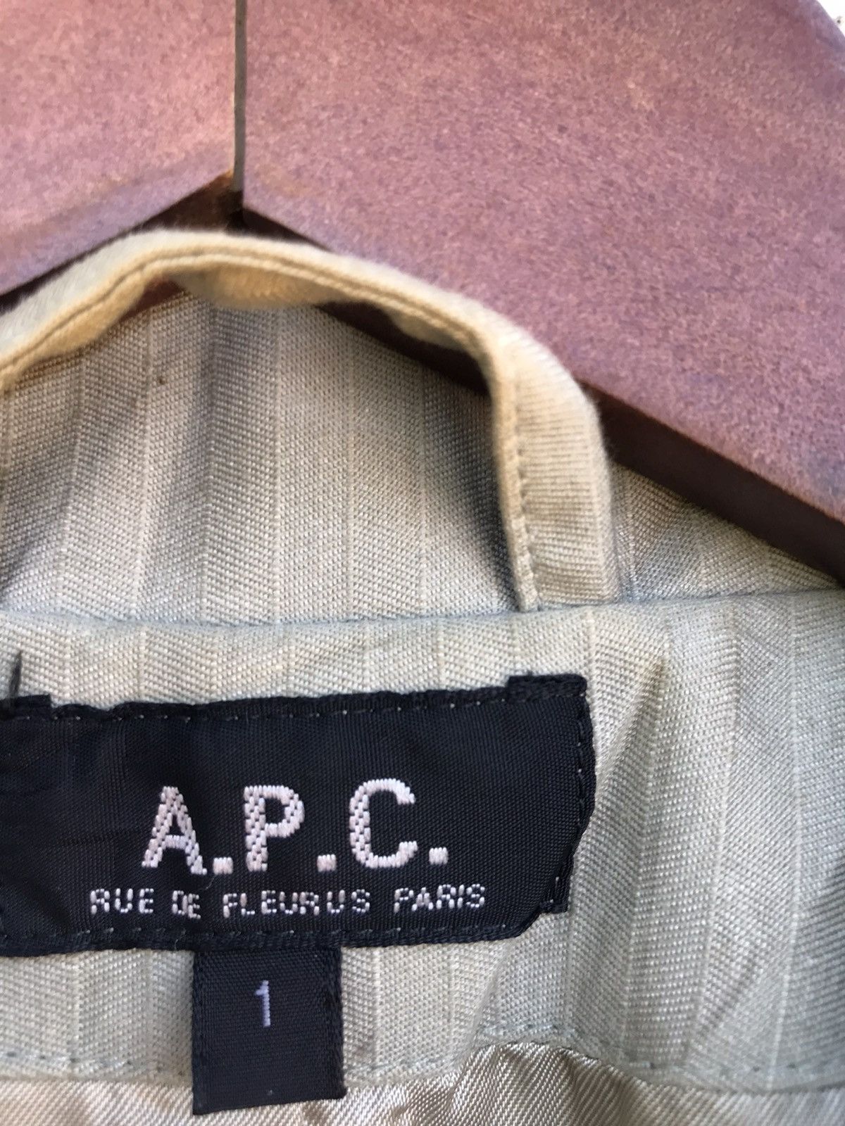 A.P.C. A.P.C. Rue de Fleurus Olive-Toned Coat – Paris Archive Size US S / EU 44-46 / 1 - 3 Thumbnail