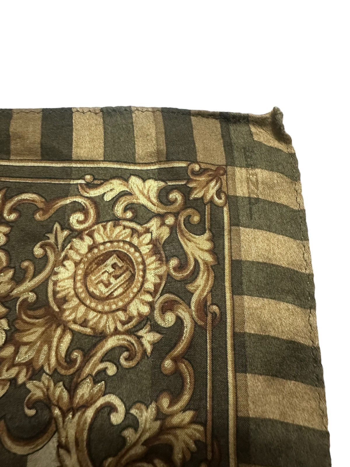 Fendi Fendi Zucca Monogram FF Handkerchief / Neckerchief / Bandana Size ONE SIZE - 7 Thumbnail