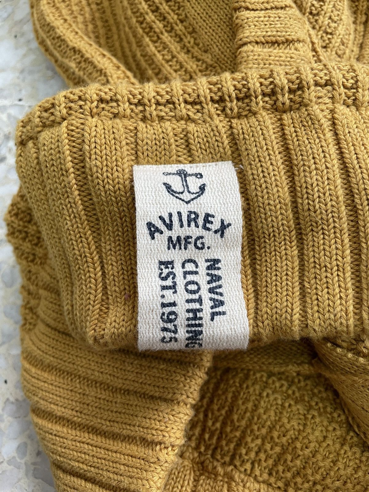 Avirex Avirex US navy waffle knit Size US XL / EU 56 / 4 - 6 Thumbnail