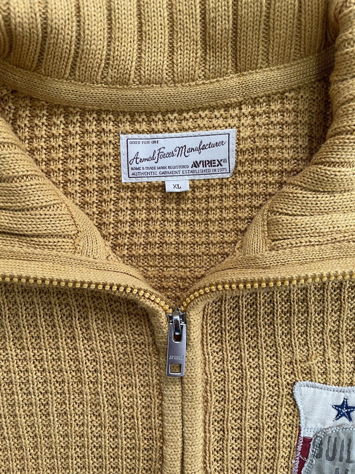 Avirex Avirex US navy waffle knit Size US XL / EU 56 / 4 - 5 Thumbnail