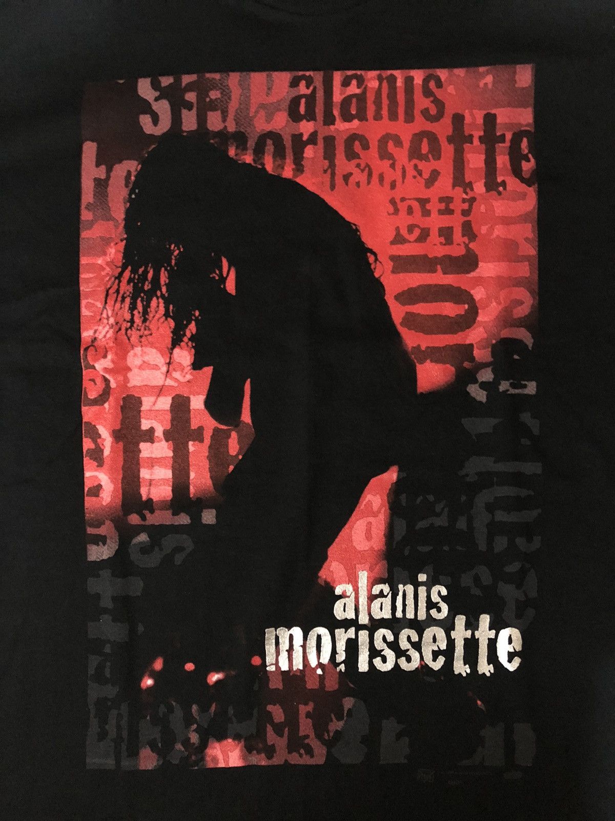Band Tees × Liquid Blue Vintage Alanis Morissette - Jagged Little Pill Tour 1996 Size US XL / EU 56 / 4 - 4 Thumbnail