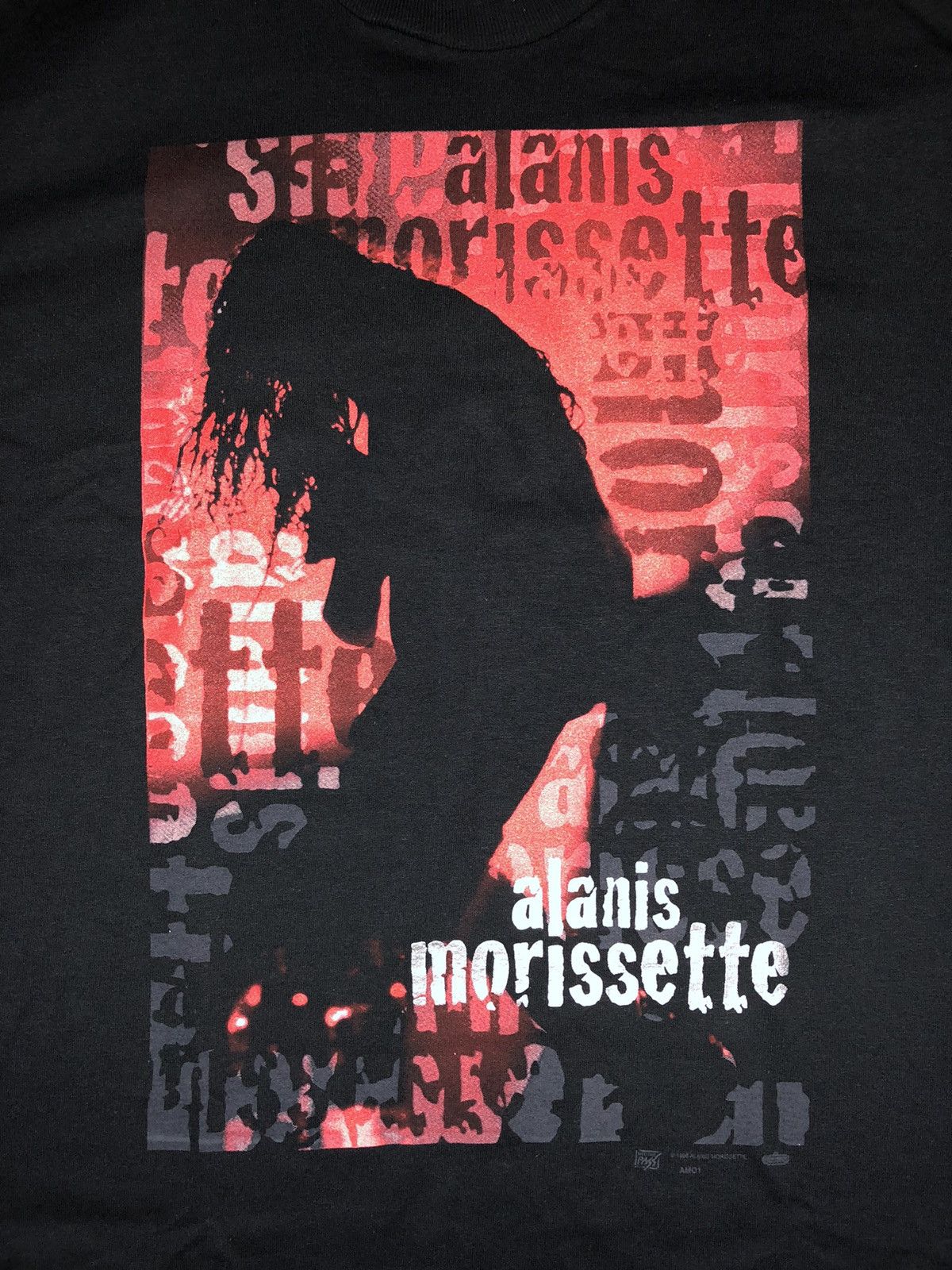 Band Tees × Liquid Blue Vintage Alanis Morissette - Jagged Little Pill Tour 1996 Size US XL / EU 56 / 4 - 3 Thumbnail