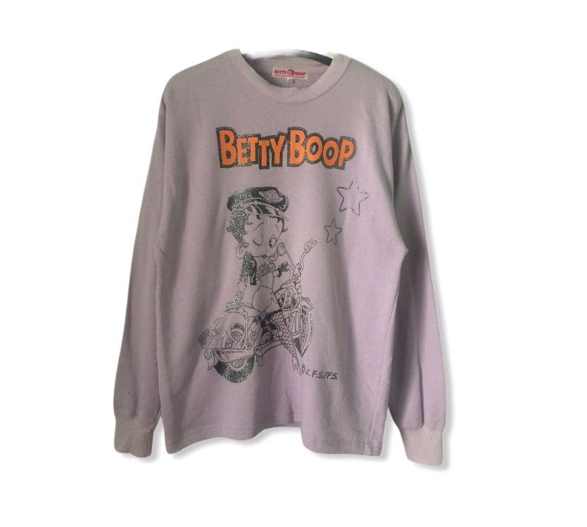 image of Disney x Vintage Betty Boop Cartoon Comic Sweatshirts, Men's (Size Medium)