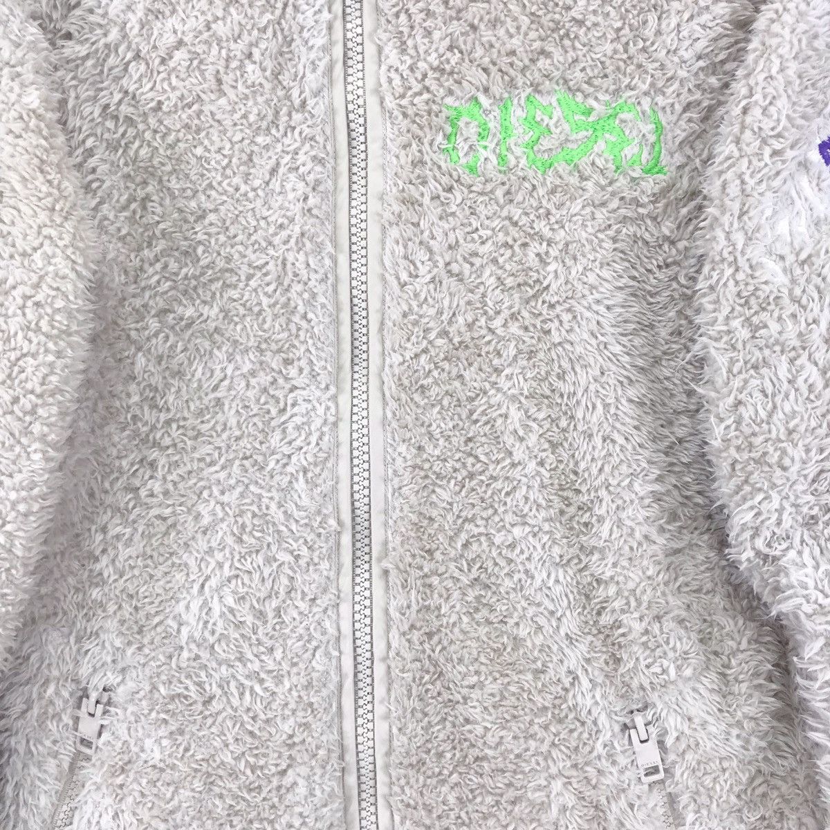 Diesel Diesel Furry Fleece Zipper Jacket Size US M / EU 48-50 / 2 - 9 Thumbnail