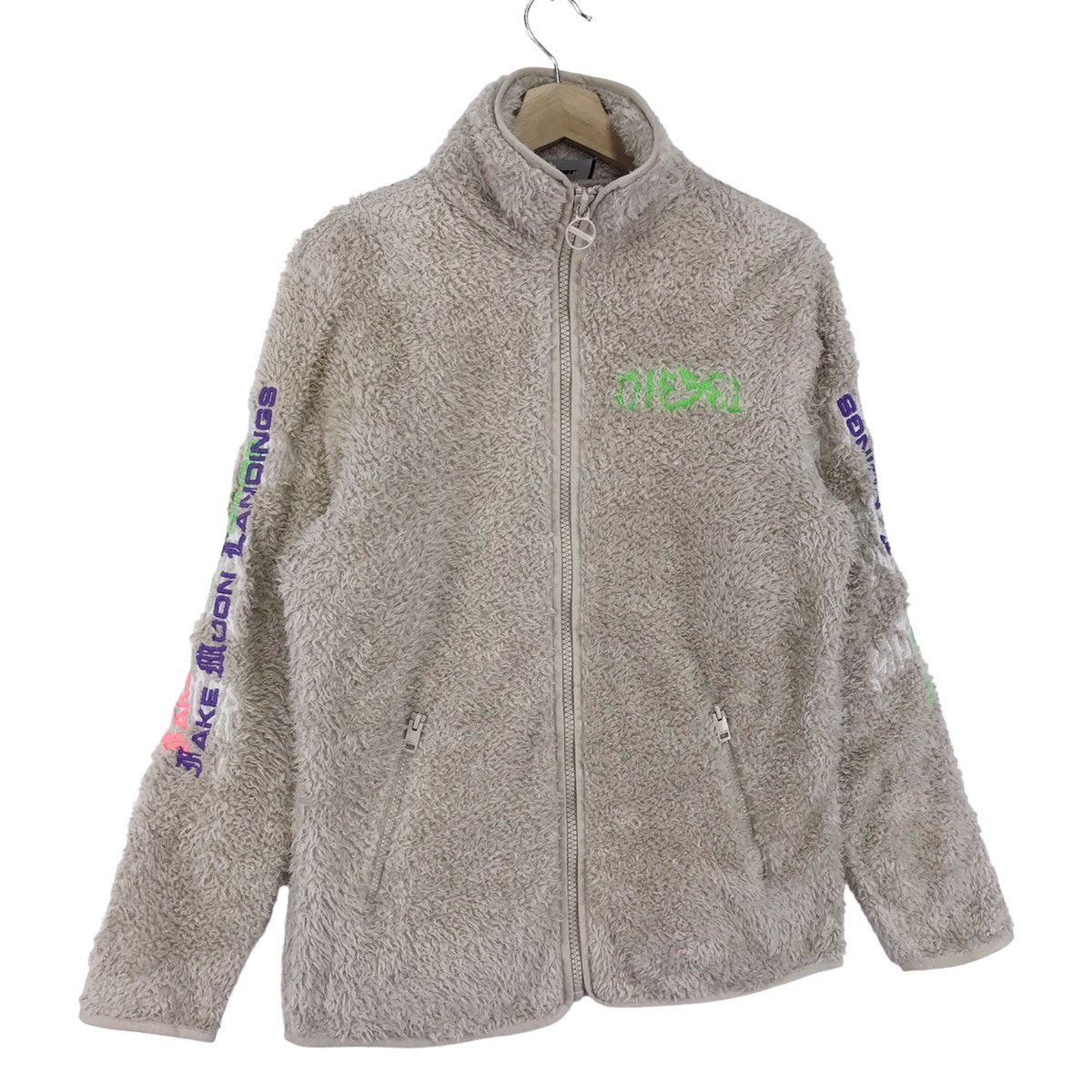 Diesel Diesel Furry Fleece Zipper Jacket Size US M / EU 48-50 / 2 - 4 Thumbnail