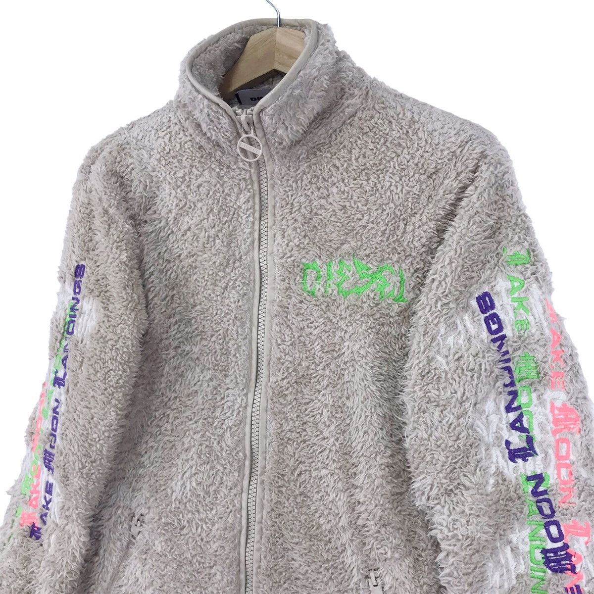 Diesel Diesel Furry Fleece Zipper Jacket Size US M / EU 48-50 / 2 - 6 Thumbnail