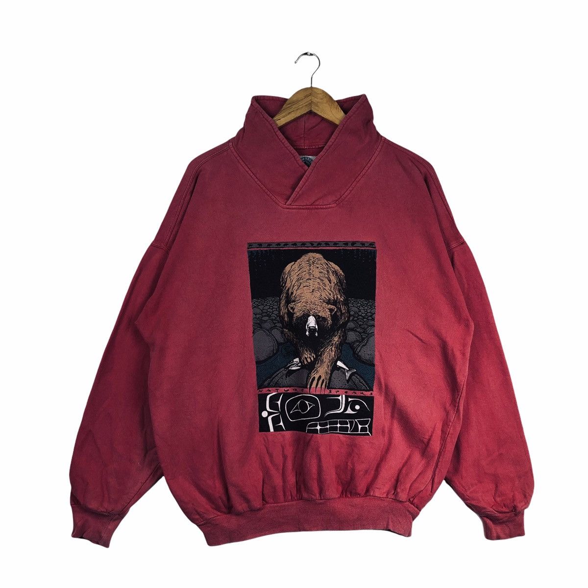 Vintage Vintage bear sweatshirt casual jumper pullover Size US L / EU 52-54 / 3 - 1 Thumbnail