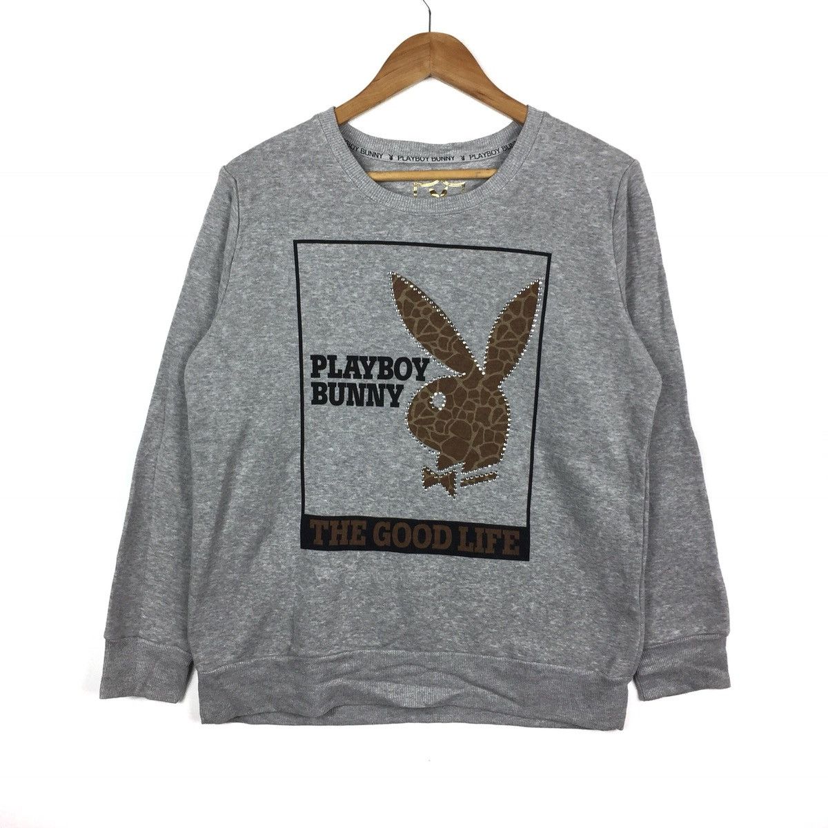 Playboy Playboy bunny sweatshirt Big logo jumper pullover Size US M / EU 48-50 / 2 - 1 Thumbnail