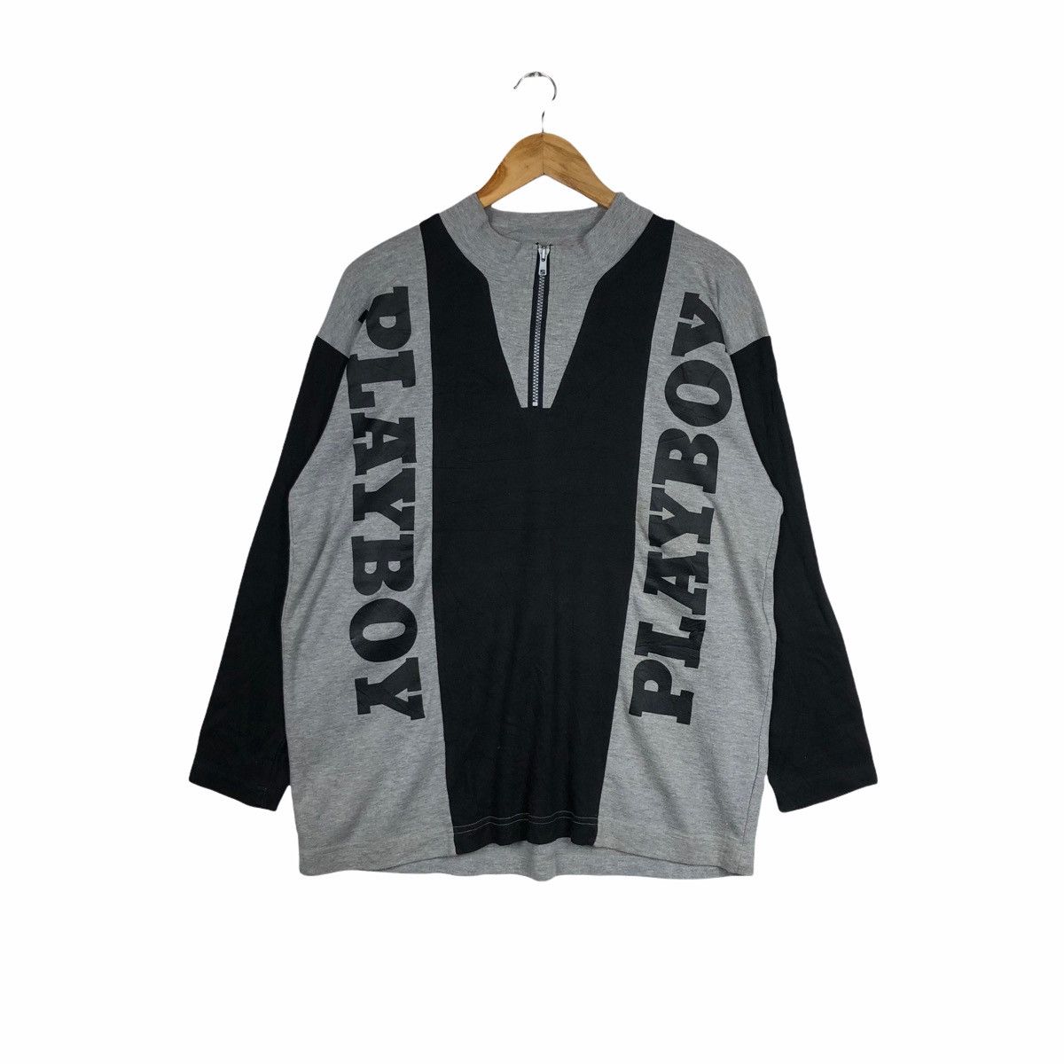 Playboy VINTAGE PLAYBOY BUNNY SWEATSHIRT CASUAL JUMPER Size US L / EU 52-54 / 3 - 1 Thumbnail