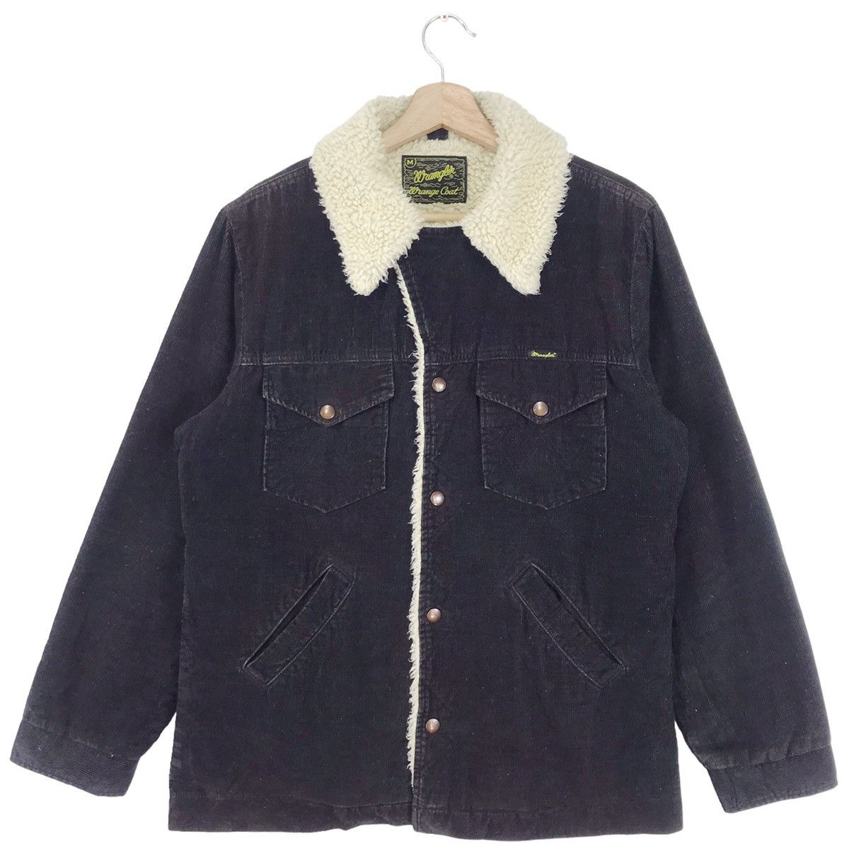 Vintage × Wrangler Wrangler Sherpa Corduroy Jacket Size US M / EU 48-50 / 2 - 1 Thumbnail