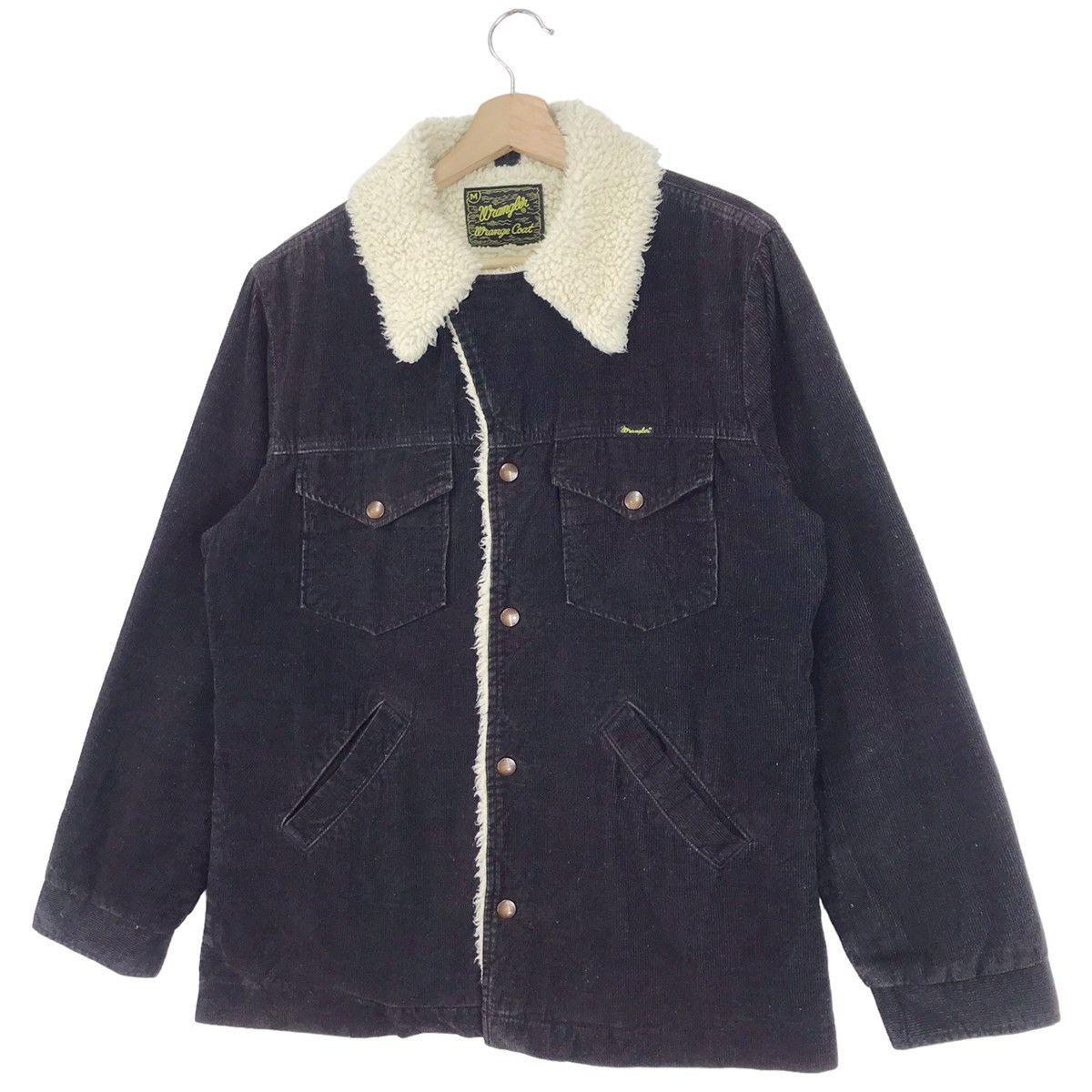 Vintage × Wrangler Wrangler Sherpa Corduroy Jacket Size US M / EU 48-50 / 2 - 2 Thumbnail