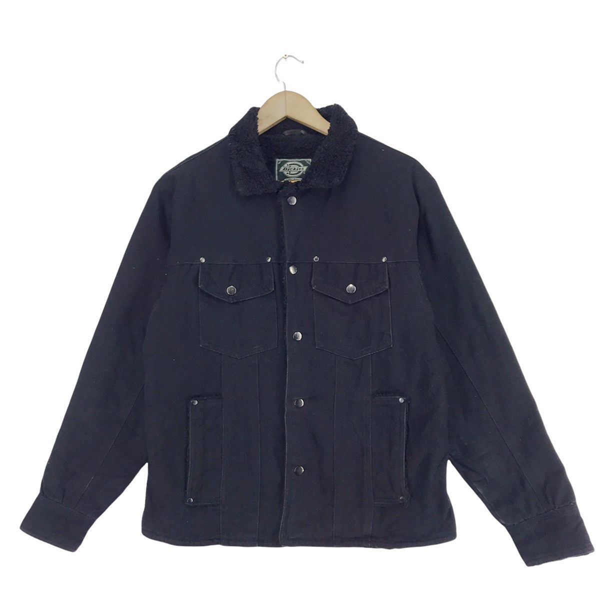 Dickies × Vintage Dickies Denim Shearling Jacket Size US M / EU 48-50 / 2 - 1 Thumbnail