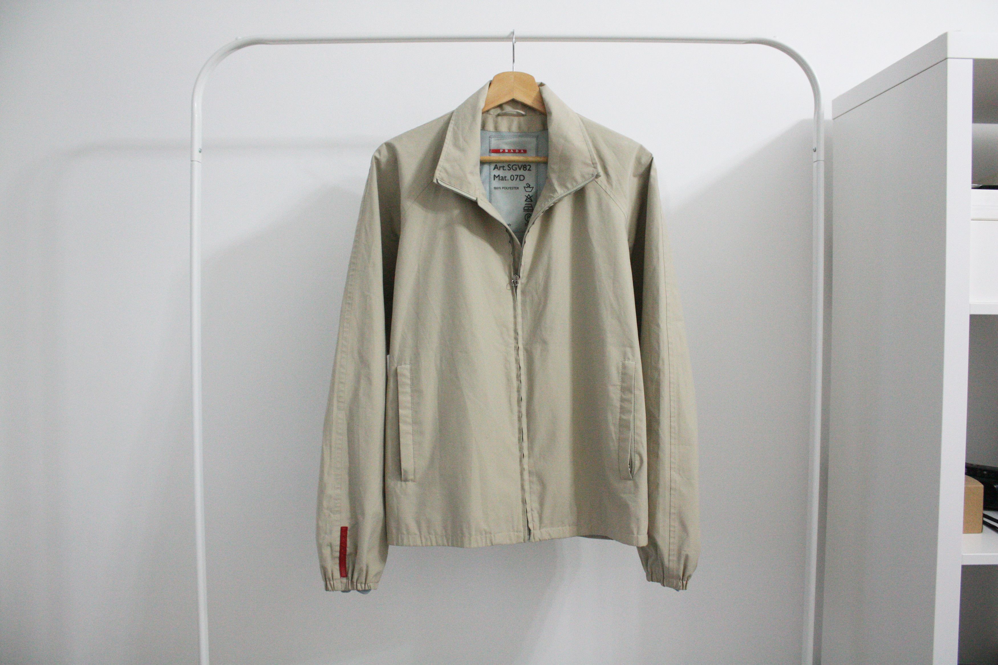 Prada Prada Vintage Gore-Tex Beige Jacket | Grailed