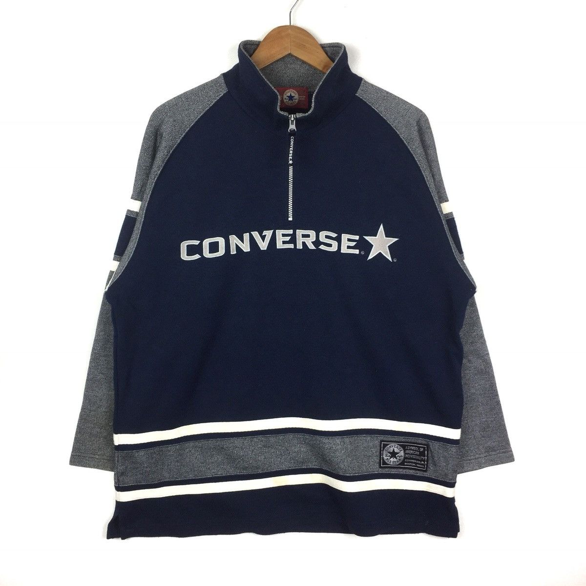 Converse Vintage converse sweatshirt Jumper pullover Jack purcell Size US XL / EU 56 / 4 - 1 Thumbnail