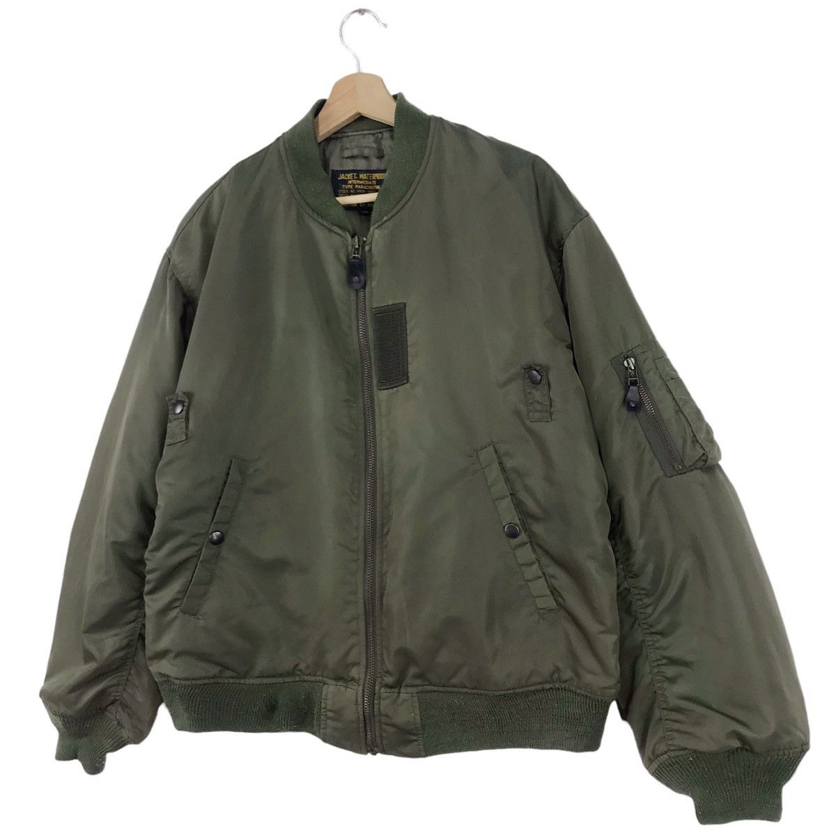 Army Of Me Air Force Parachuting Flyer Bomber Jacket Size US L / EU 52-54 / 3 - 2 Thumbnail