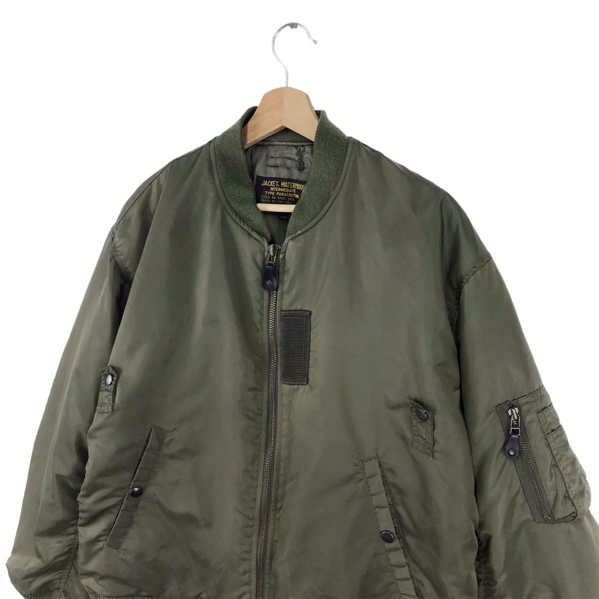 Army Of Me Air Force Parachuting Flyer Bomber Jacket Size US L / EU 52-54 / 3 - 4 Thumbnail