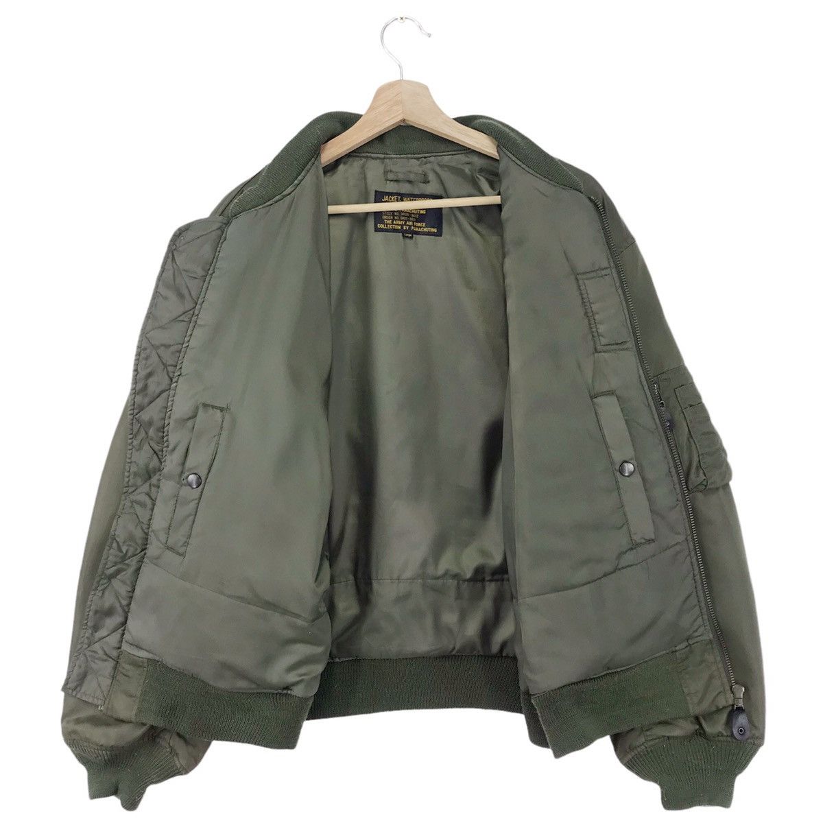 Army Of Me Air Force Parachuting Flyer Bomber Jacket Size US L / EU 52-54 / 3 - 5 Thumbnail
