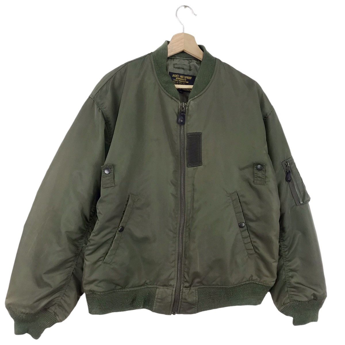 Army Of Me Air Force Parachuting Flyer Bomber Jacket Size US L / EU 52-54 / 3 - 3 Thumbnail