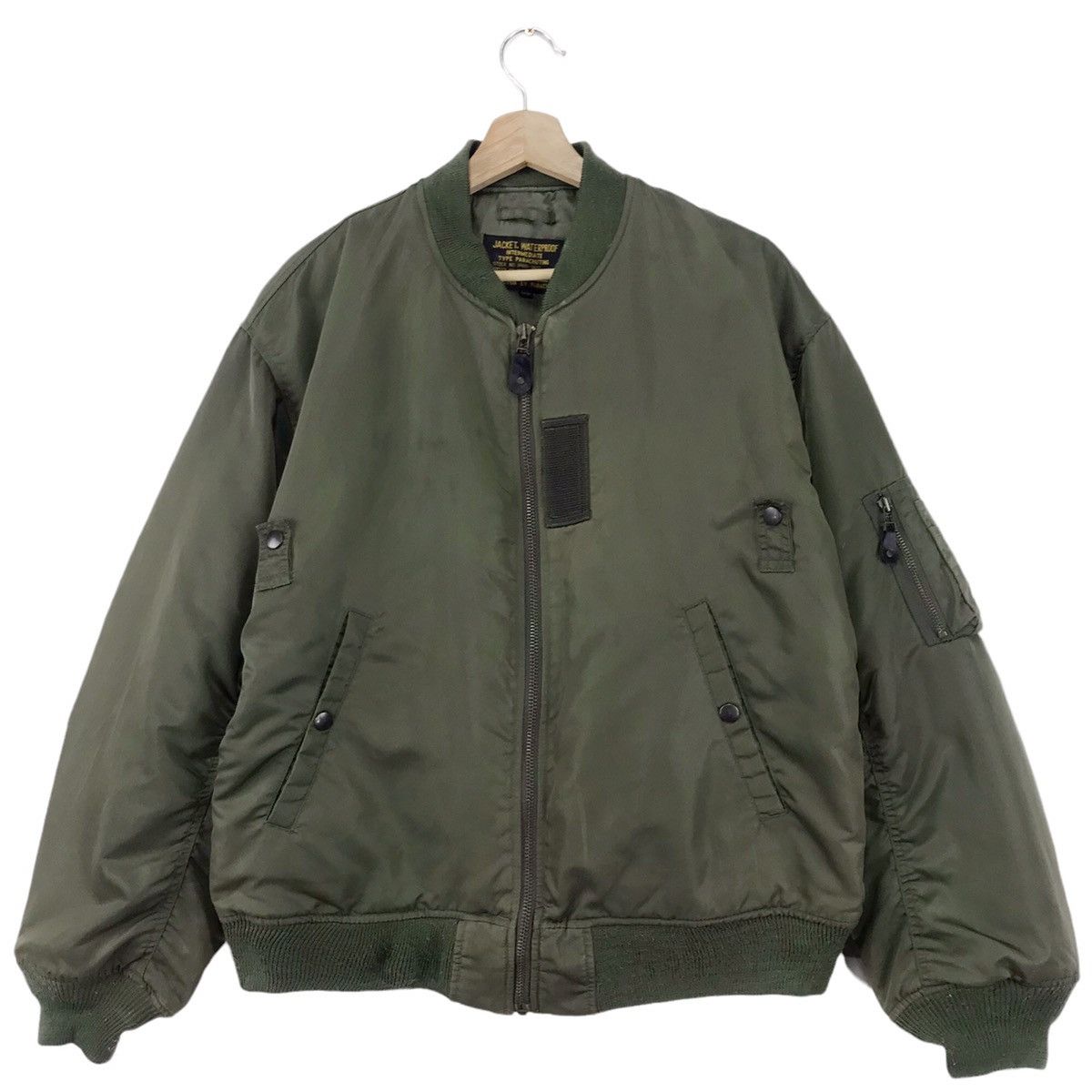 Army Of Me Air Force Parachuting Flyer Bomber Jacket Size US L / EU 52-54 / 3 - 1 Thumbnail