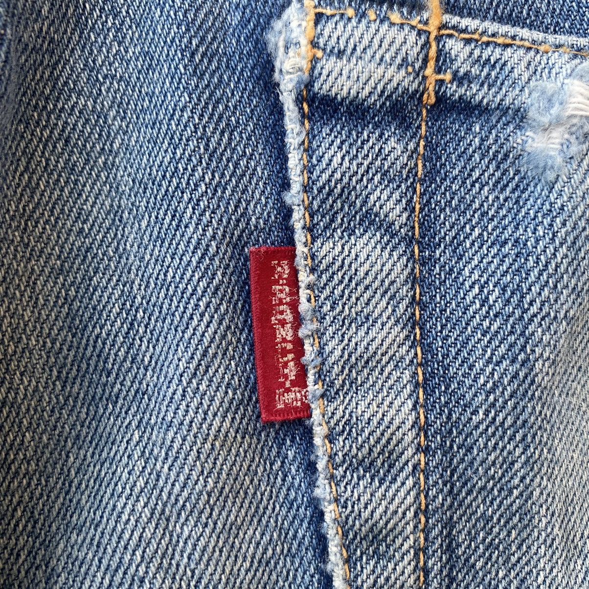 Blue Blue Japan × HOLLYWOOD RANCH MARKET × Vintage Vintage HR Market Faded Washed Distressed Jeans Size US 31 - 12 Thumbnail