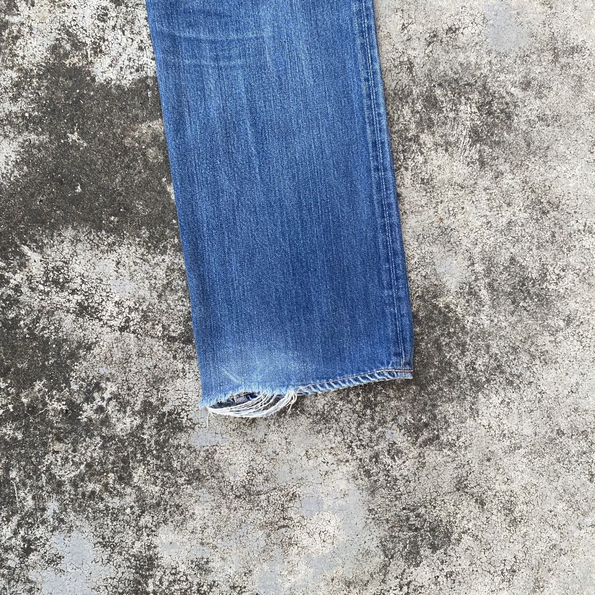 Blue Blue Japan × HOLLYWOOD RANCH MARKET × Vintage Vintage HR Market Faded Washed Distressed Jeans Size US 31 - 8 Thumbnail