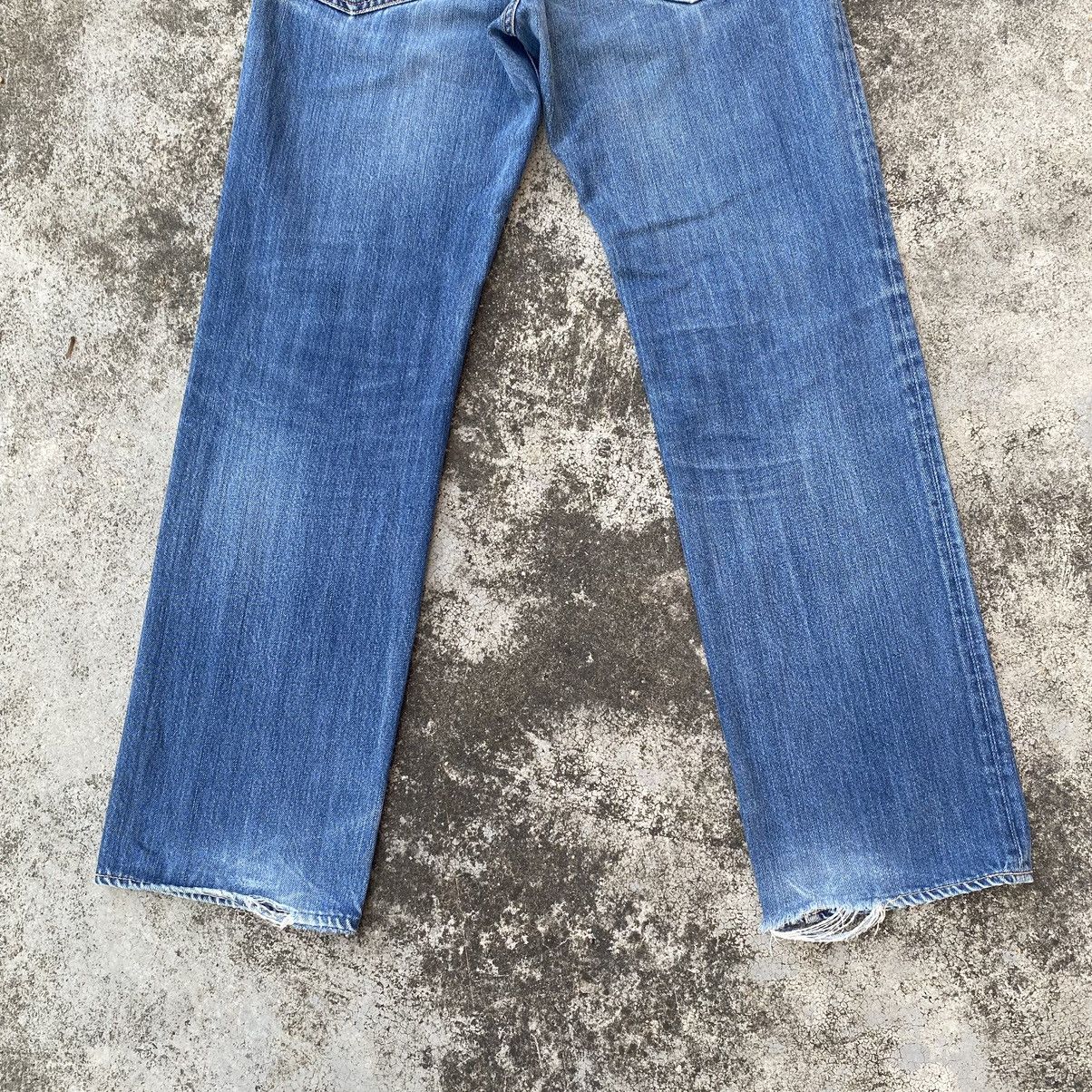 Blue Blue Japan × HOLLYWOOD RANCH MARKET × Vintage Vintage HR Market Faded Washed Distressed Jeans Size US 31 - 7 Thumbnail
