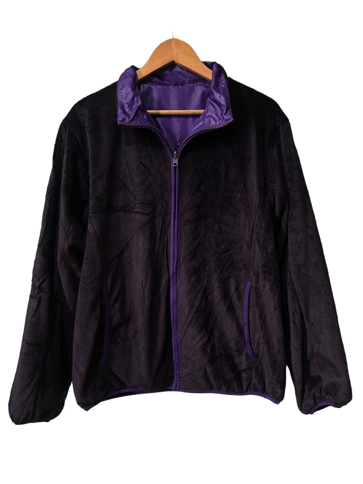 Uniqlo Japanese Uniqlo Reversible Fleece Jacket Size US L / EU 52-54 / 3 - 2 Thumbnail
