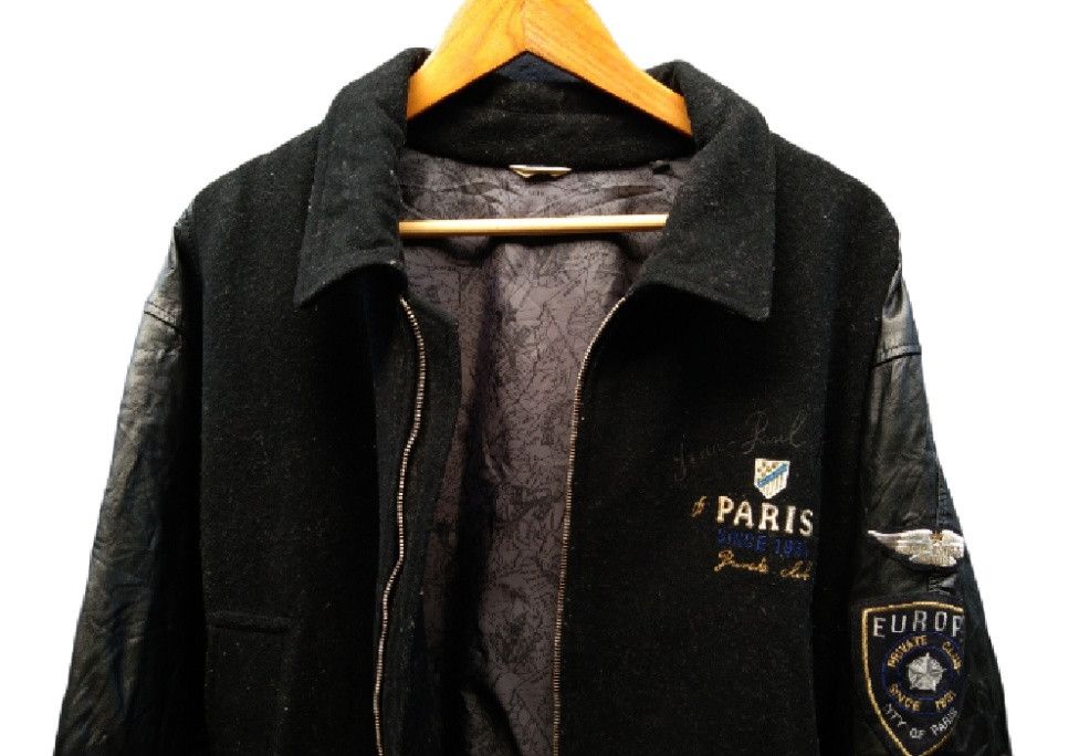 Vintage Japanese Wool Leather Varsity Jacket Size US M / EU 48-50 / 2 - 3 Thumbnail