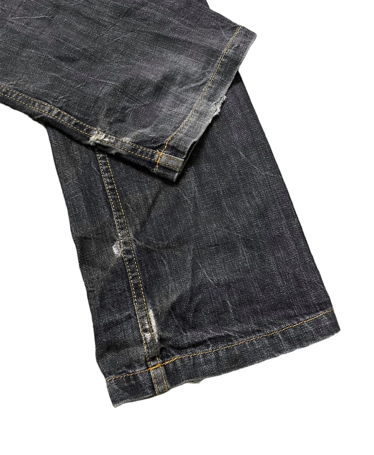 If Six Was Nine × Japanese Brand × Le Grande Bleu (L.G.B.) Vomanie Tactical Cargo Regular Straight Jeans Size US 31 - 3 Thumbnail